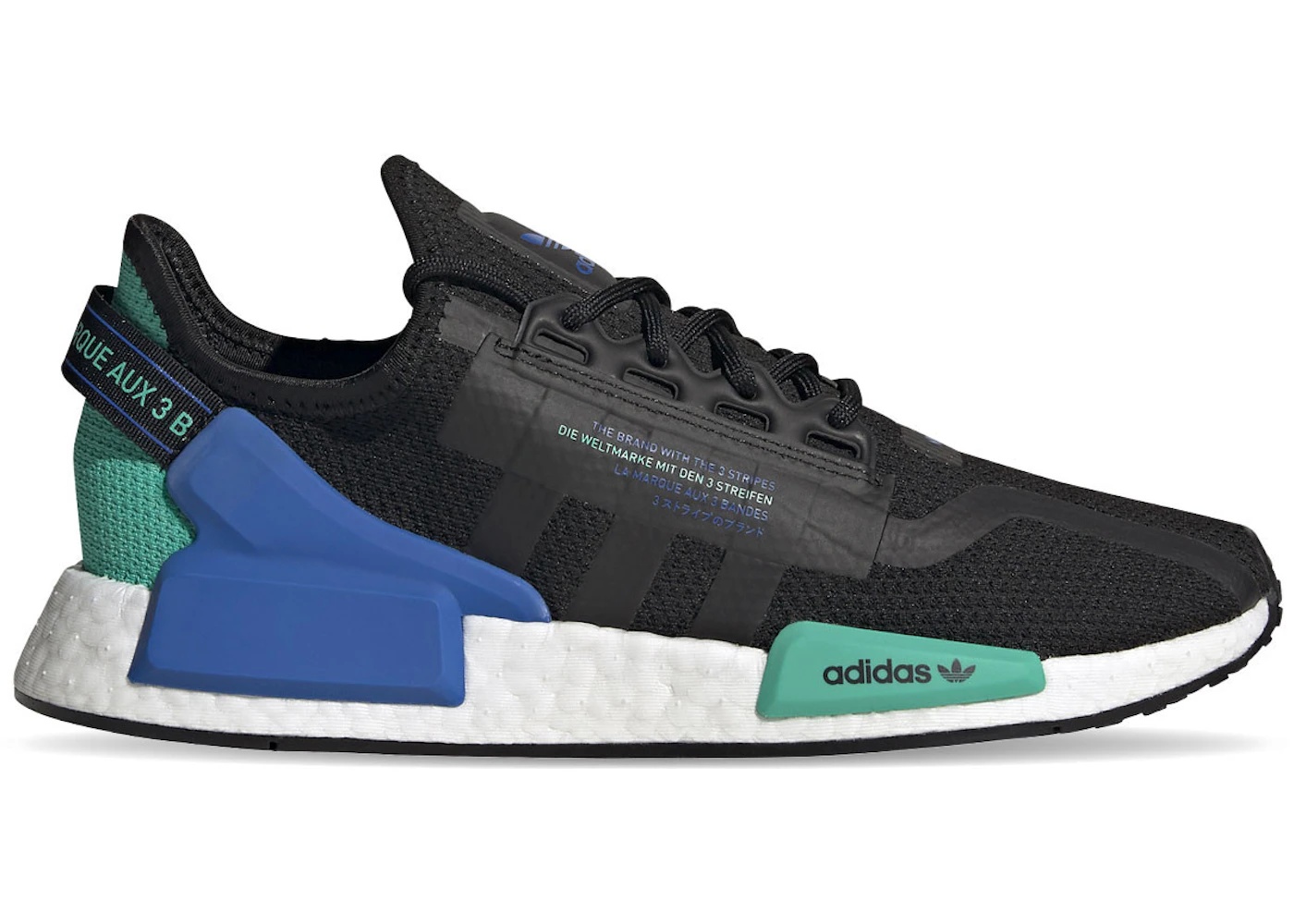 adidas NMD R1 V2 Black Cyan - 1