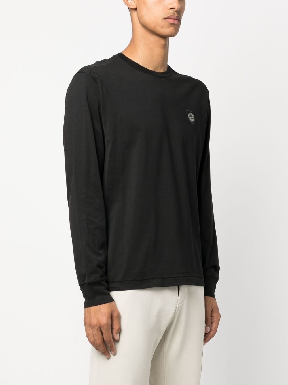 Compass-patch long-sleeve T-shirt - 3