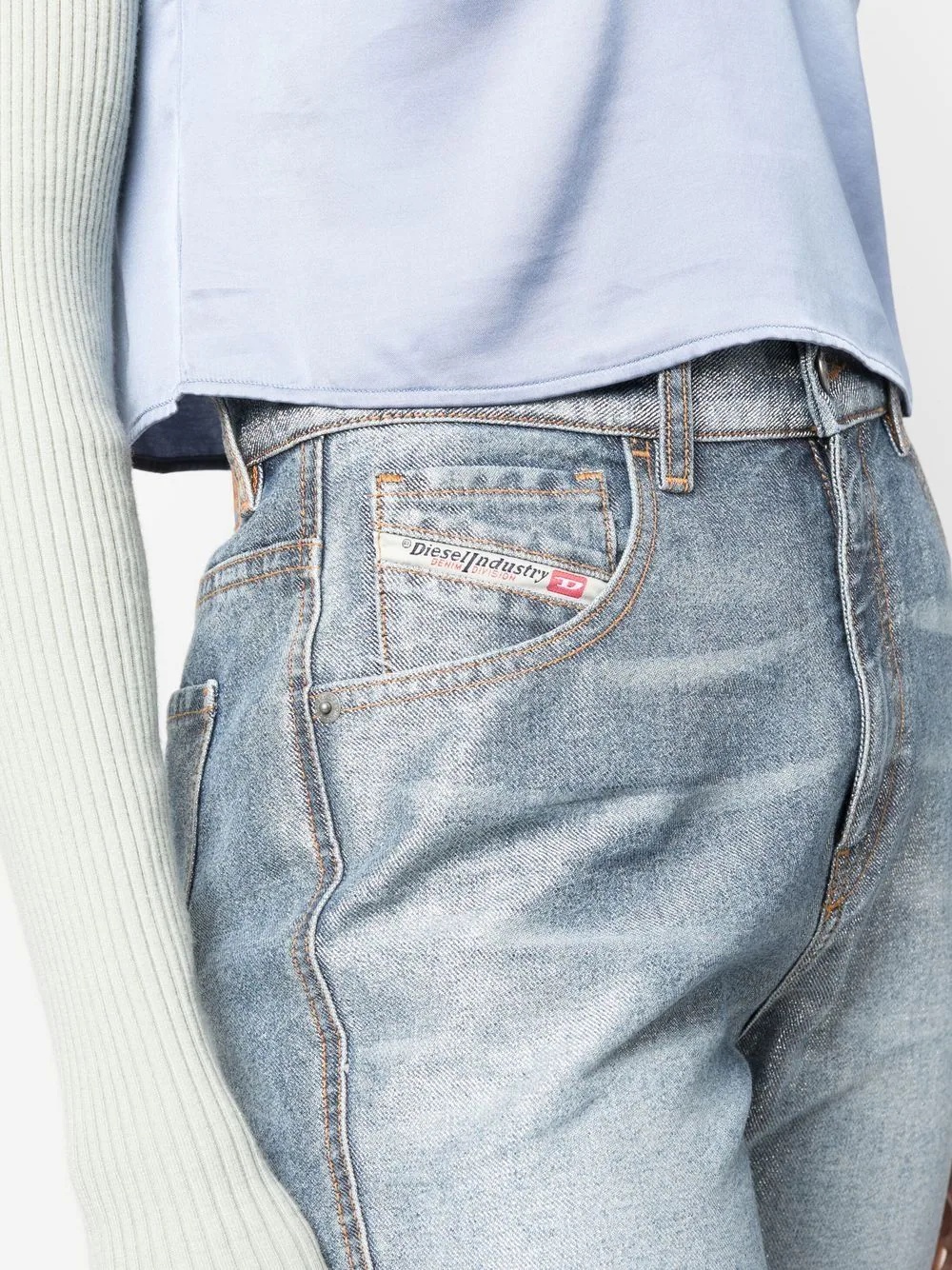 high-rise slim-fit jeans - 5