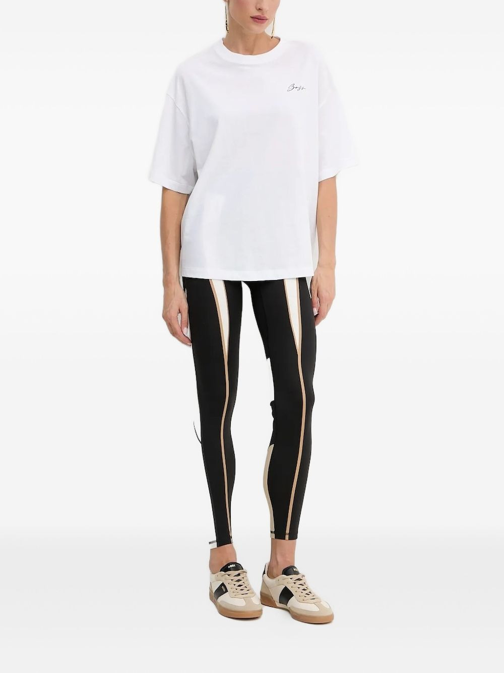 panelled leggings - 2