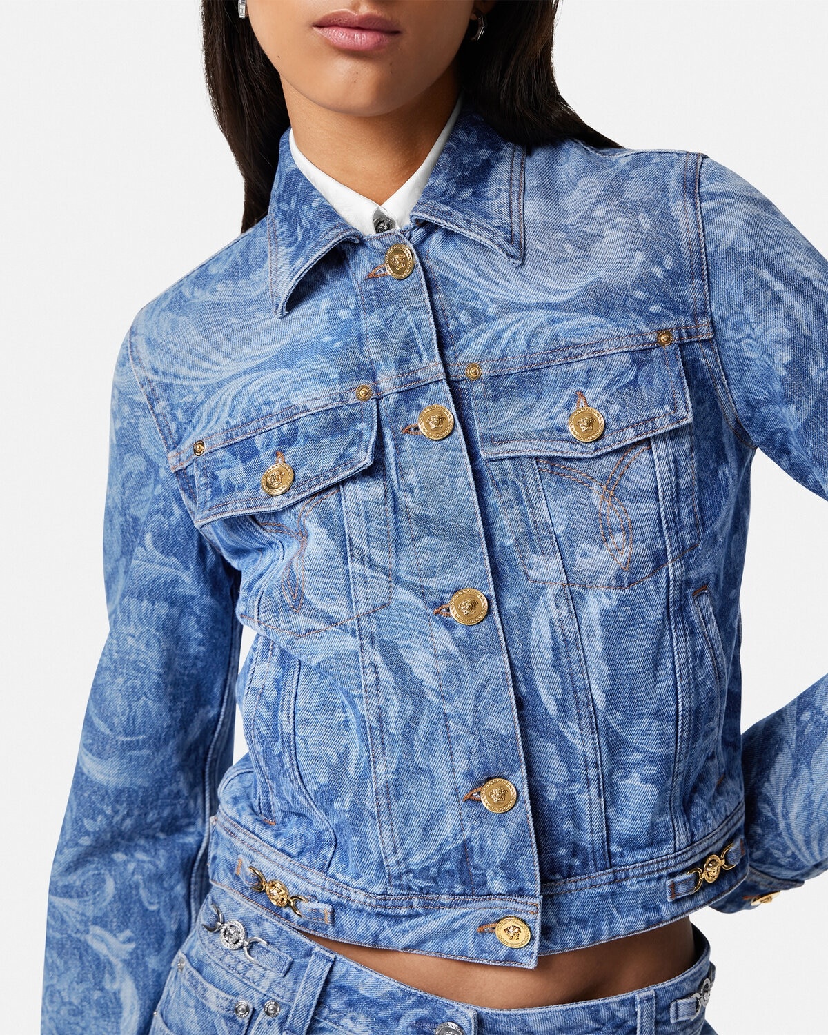 Barocco Classic Denim Jacket - 3