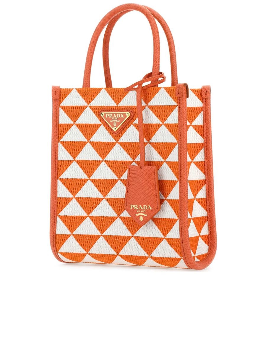 Embroidered Fabric Micro Symbole Handbag - 2