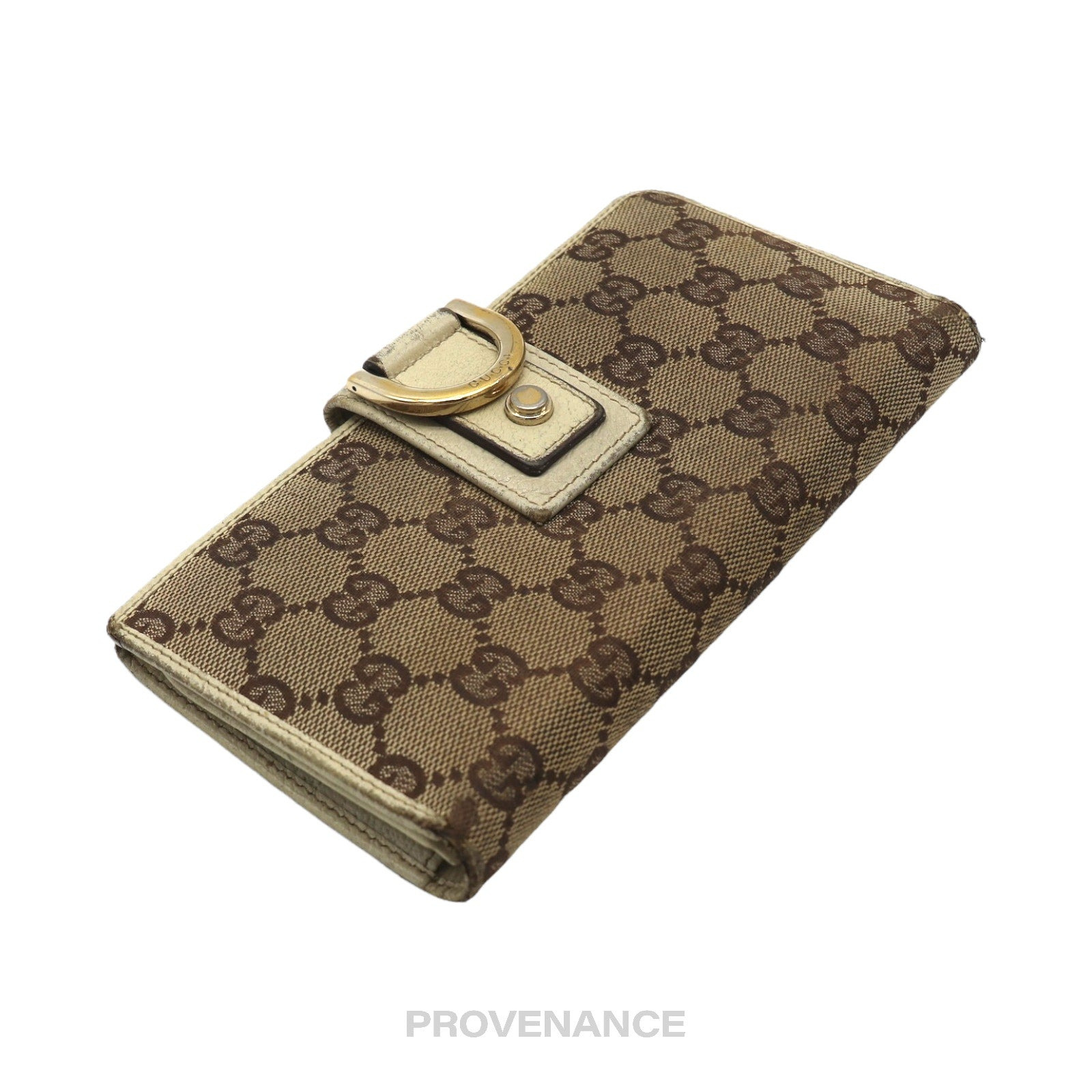 Gucci GG Canvas Long Wallet - Ivory - 4