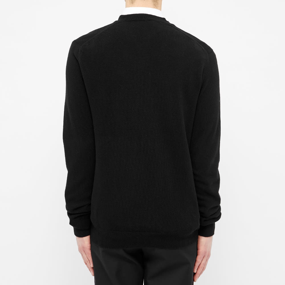 Comme des Garcons Play Gold Heart V-Neck Jumper - 4