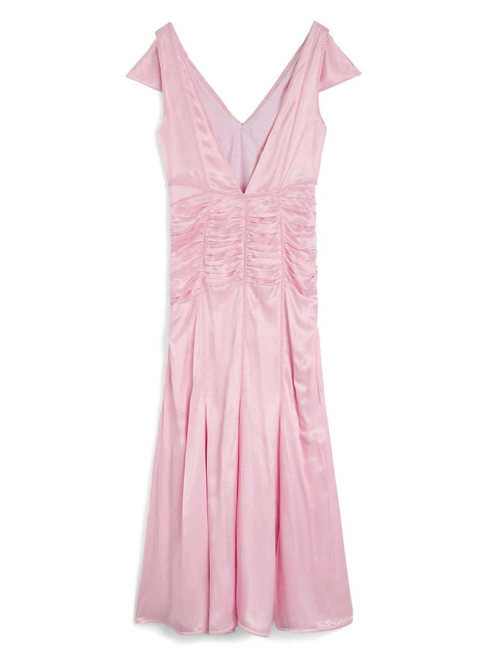 pleat-detail midi dress - 5