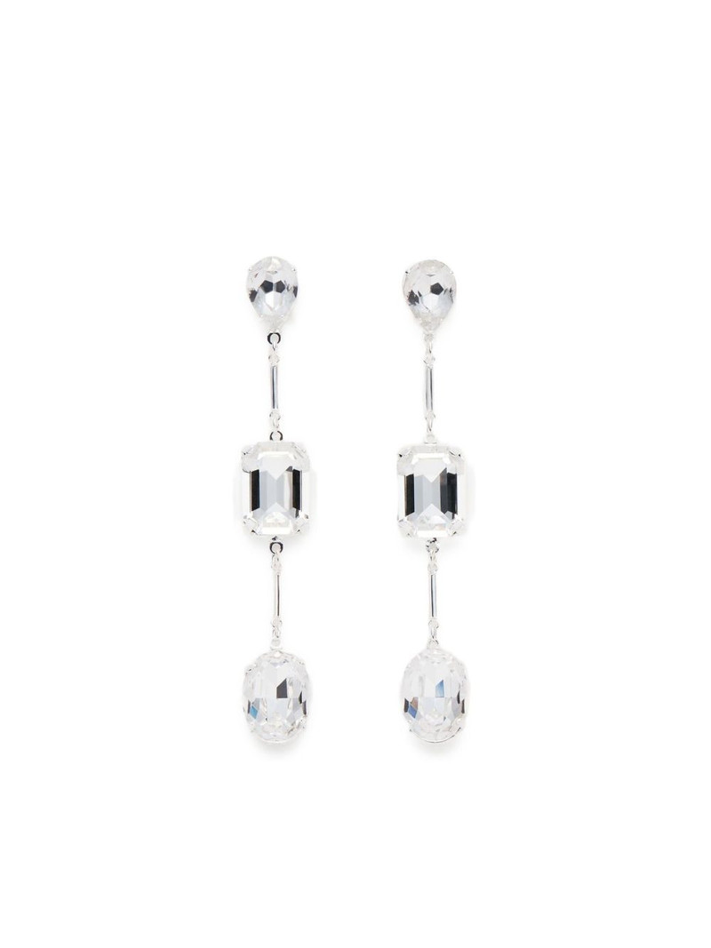 MAGDA BUTRYM crystal-embellished drop earrings outlook