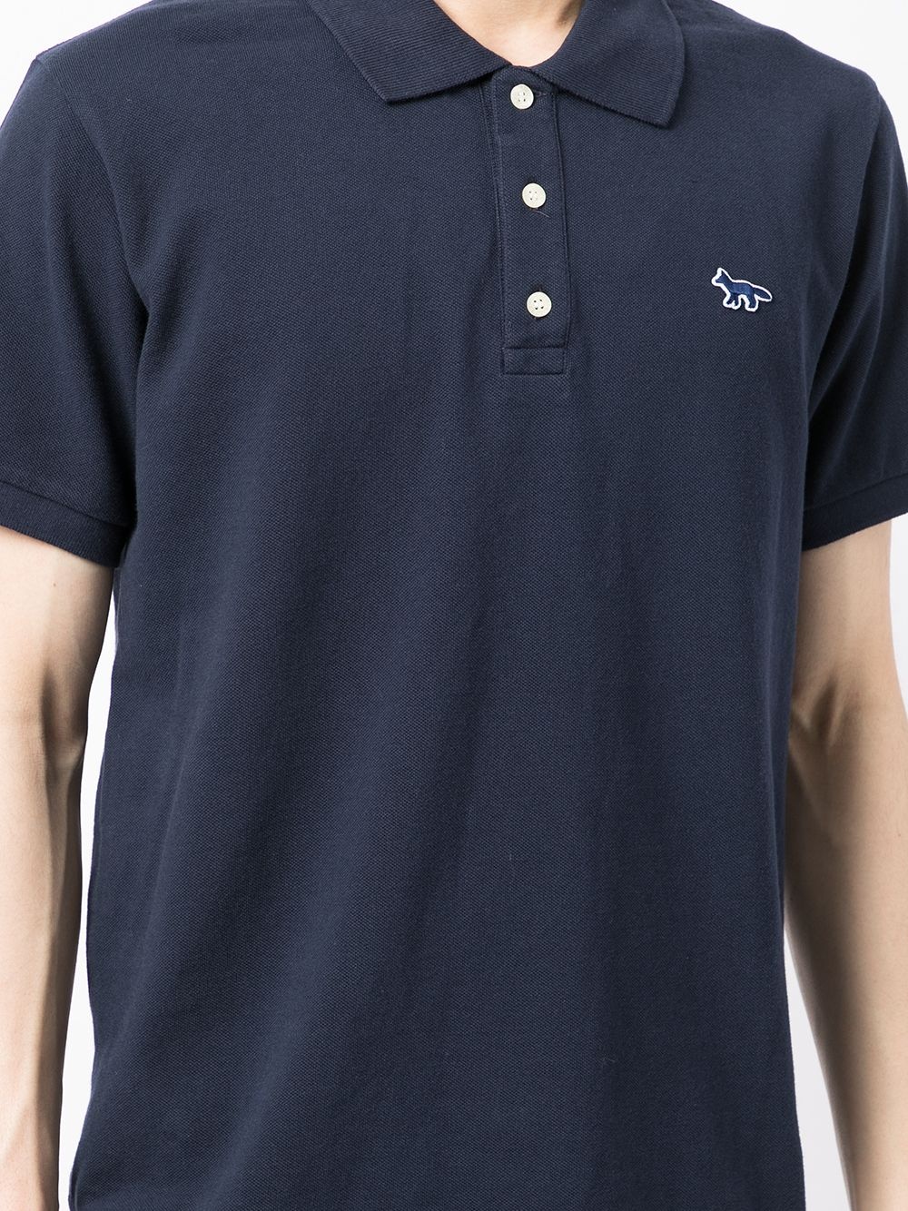 embroidered logo polo shirt - 5
