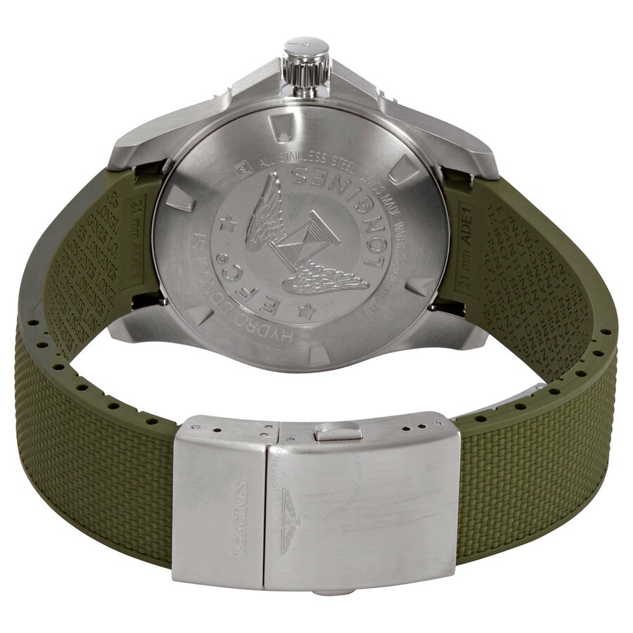 Longines HydroConquest Automatic Green Dial Men's Watch L3.781.4.06.9 - 3