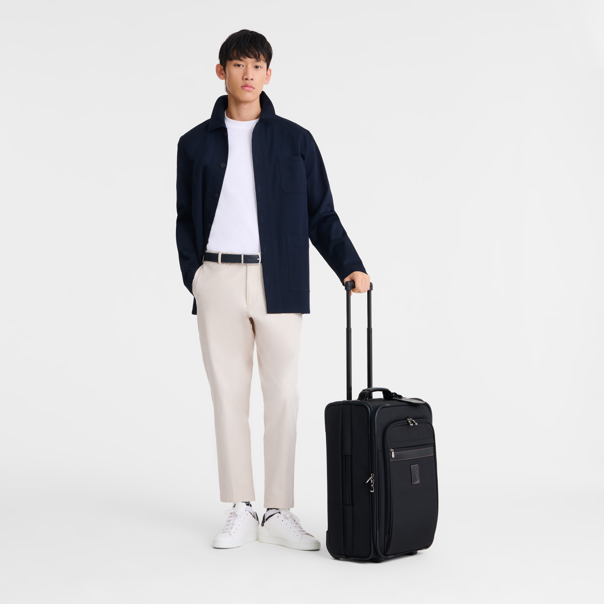Boxford M Suitcase Black - Canvas - 2