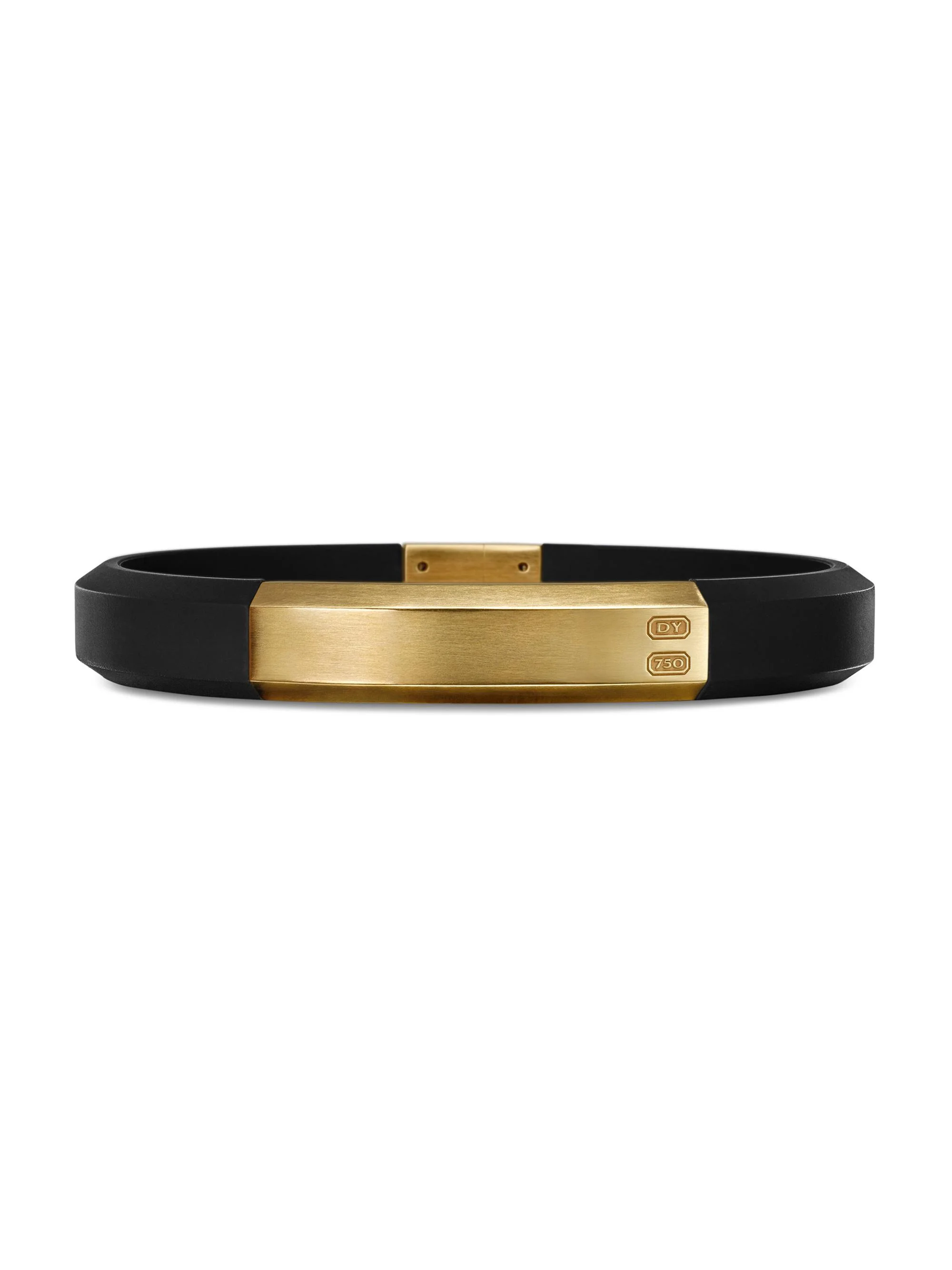 Men's Streamline Bracelet in Rubber - Black - 1