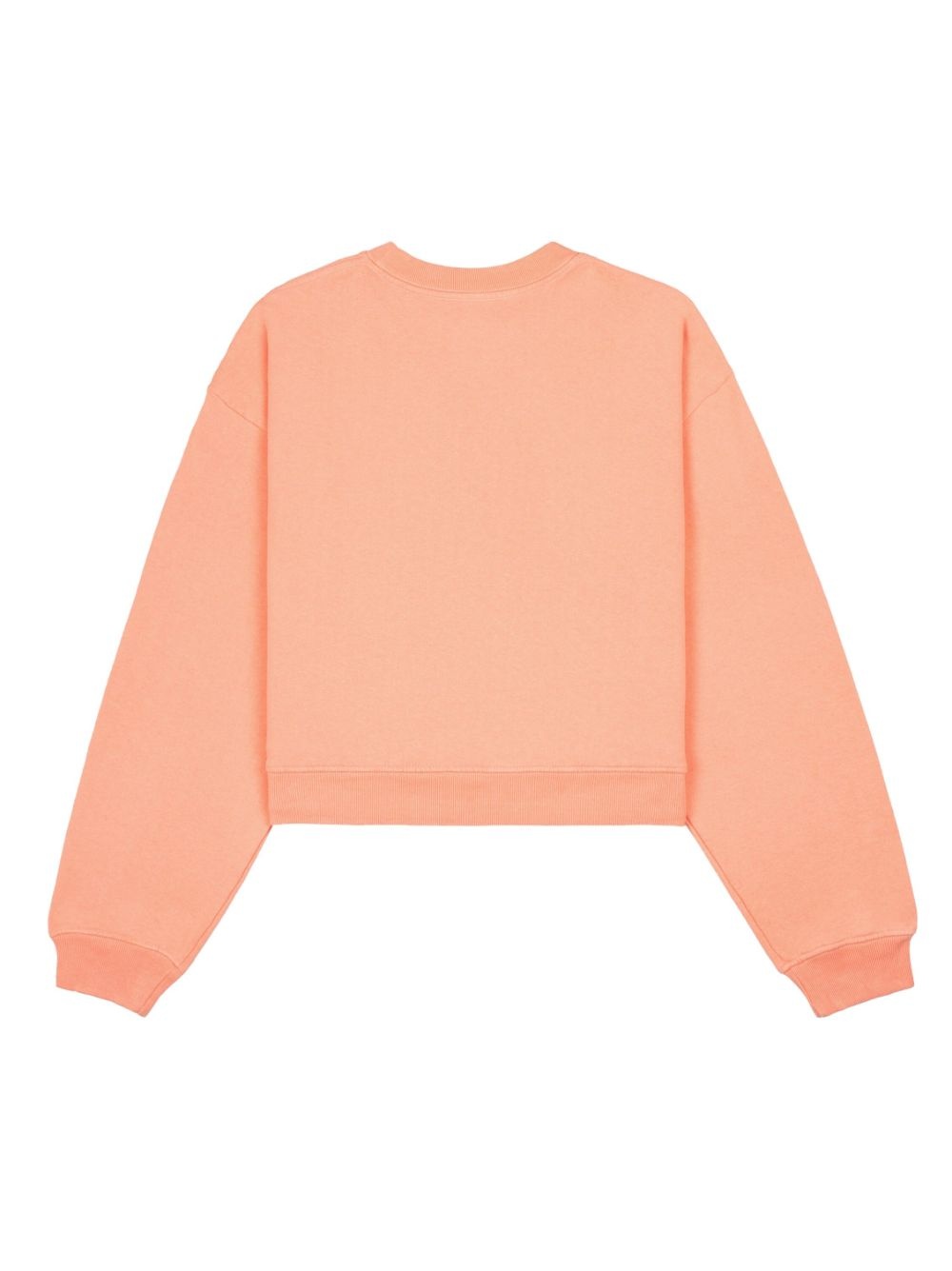 logo-print cotton sweatshirt - 3