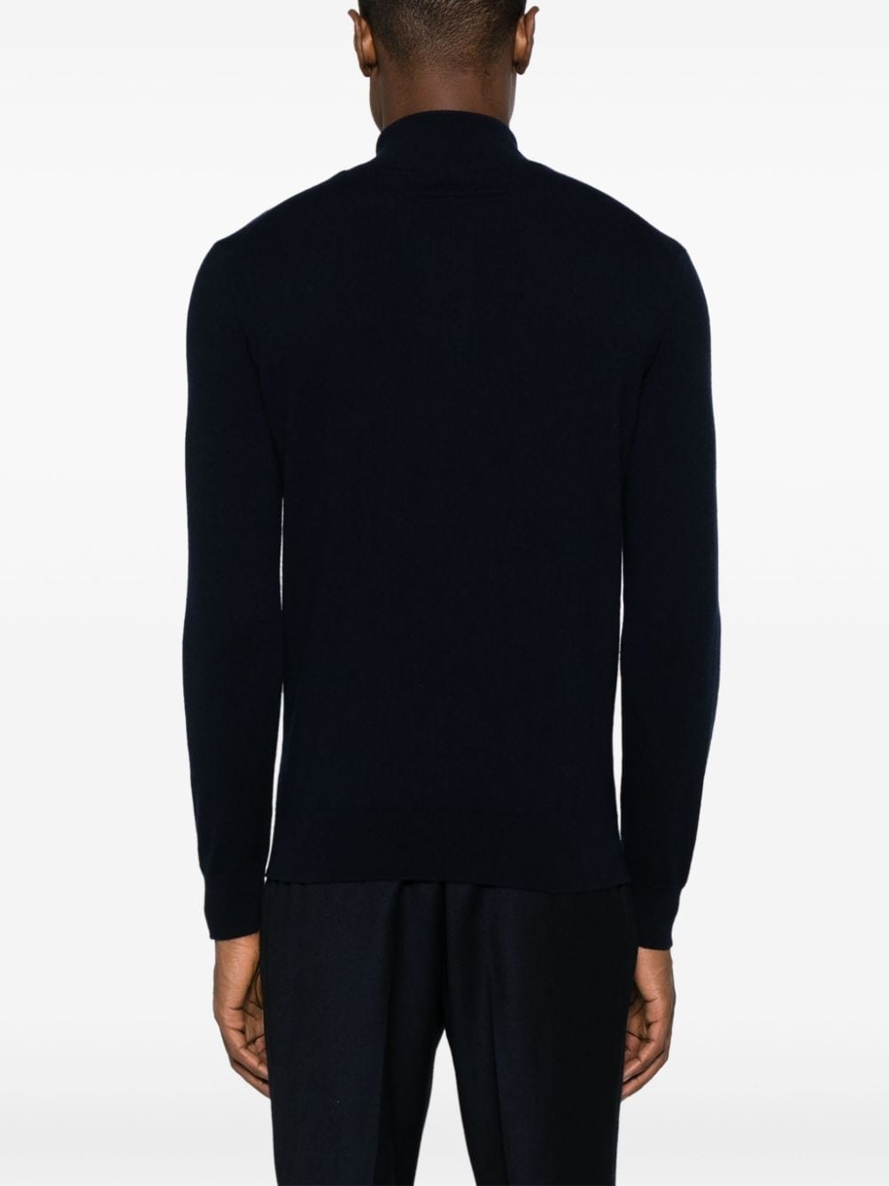 half-zip cashmere jumper - 4