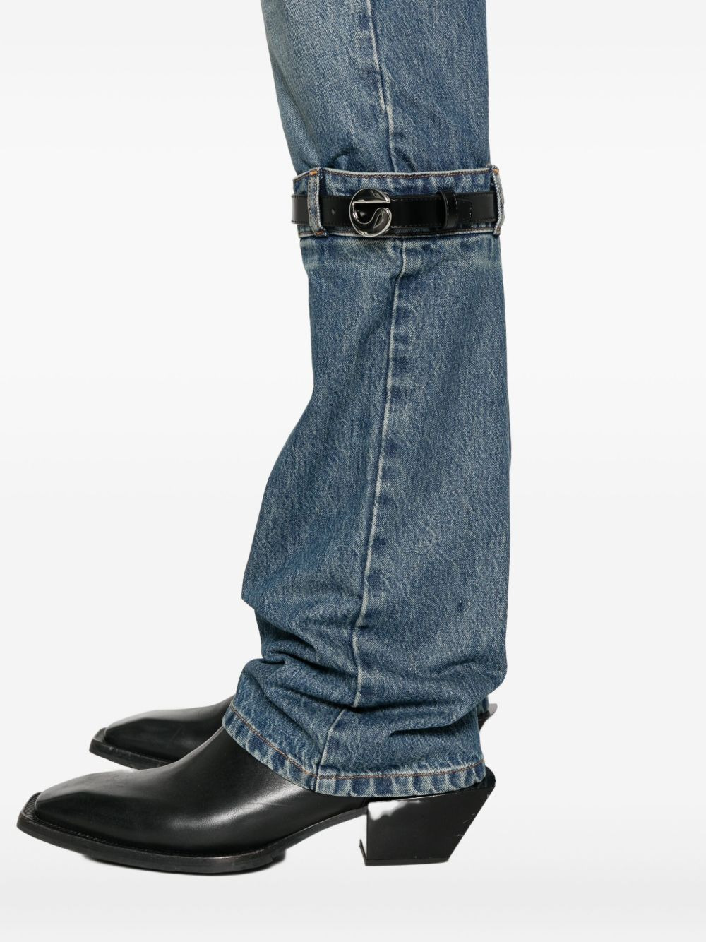 hybrid denim pants - 5