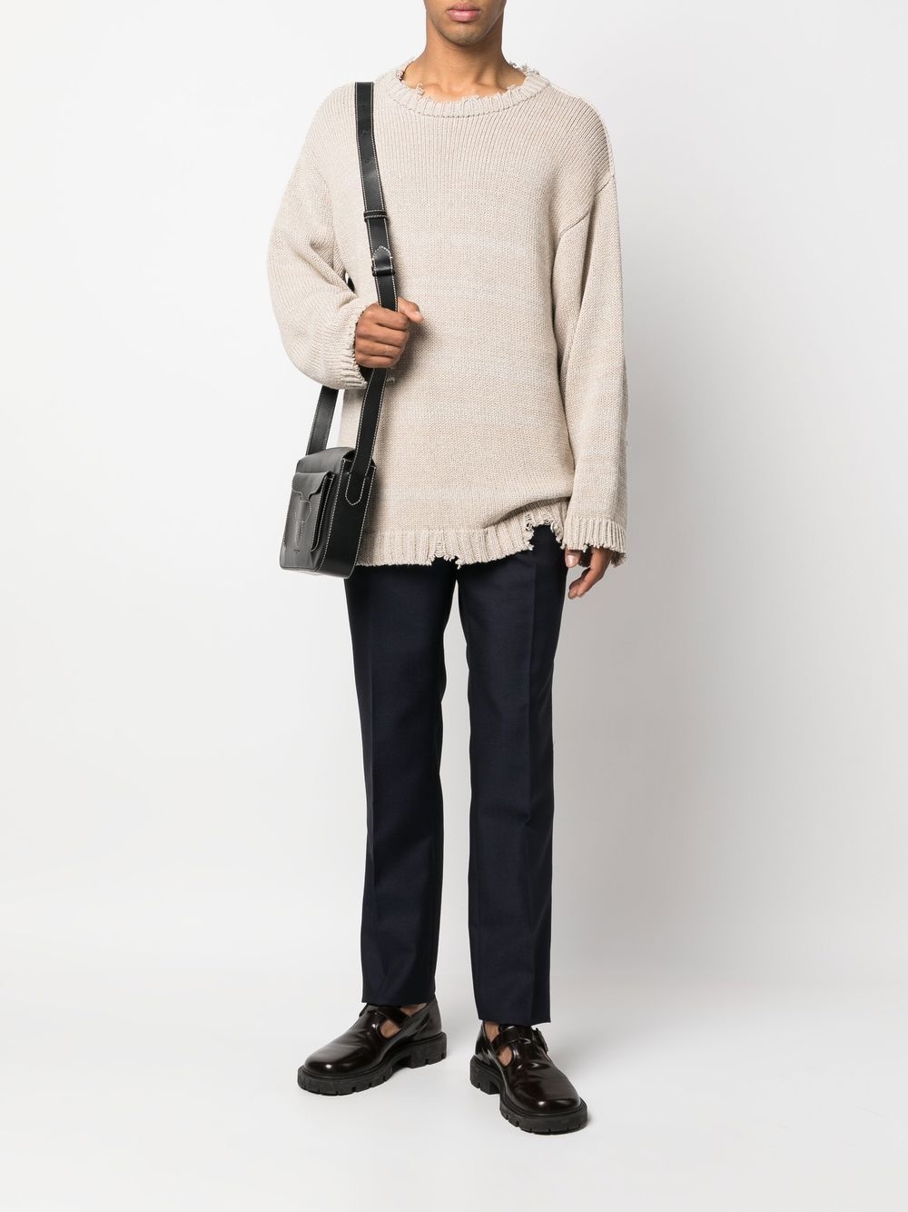 straight-leg tailored trousers - 2
