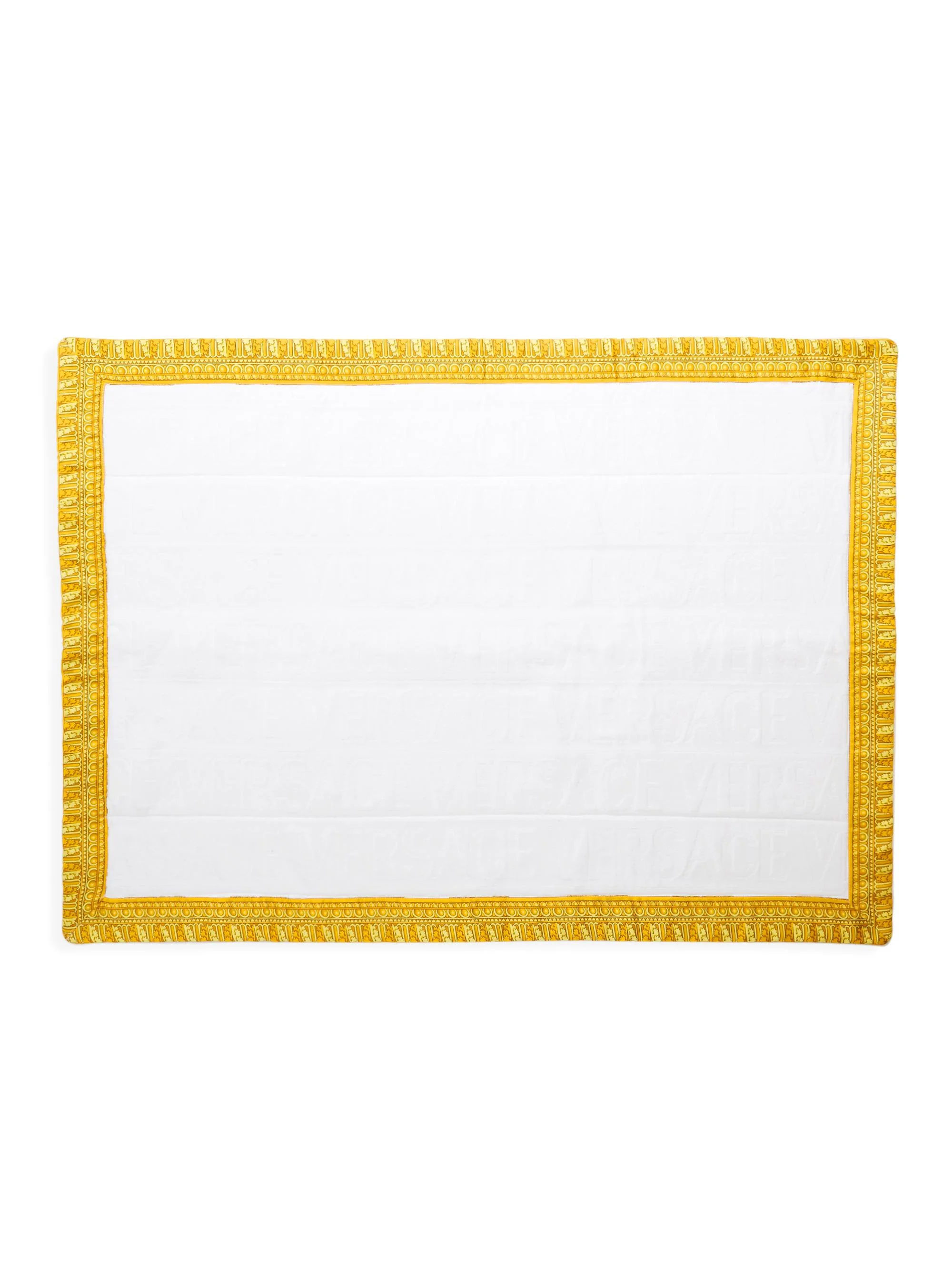 Unisex Baroque Robe Bath Mat - White - 1