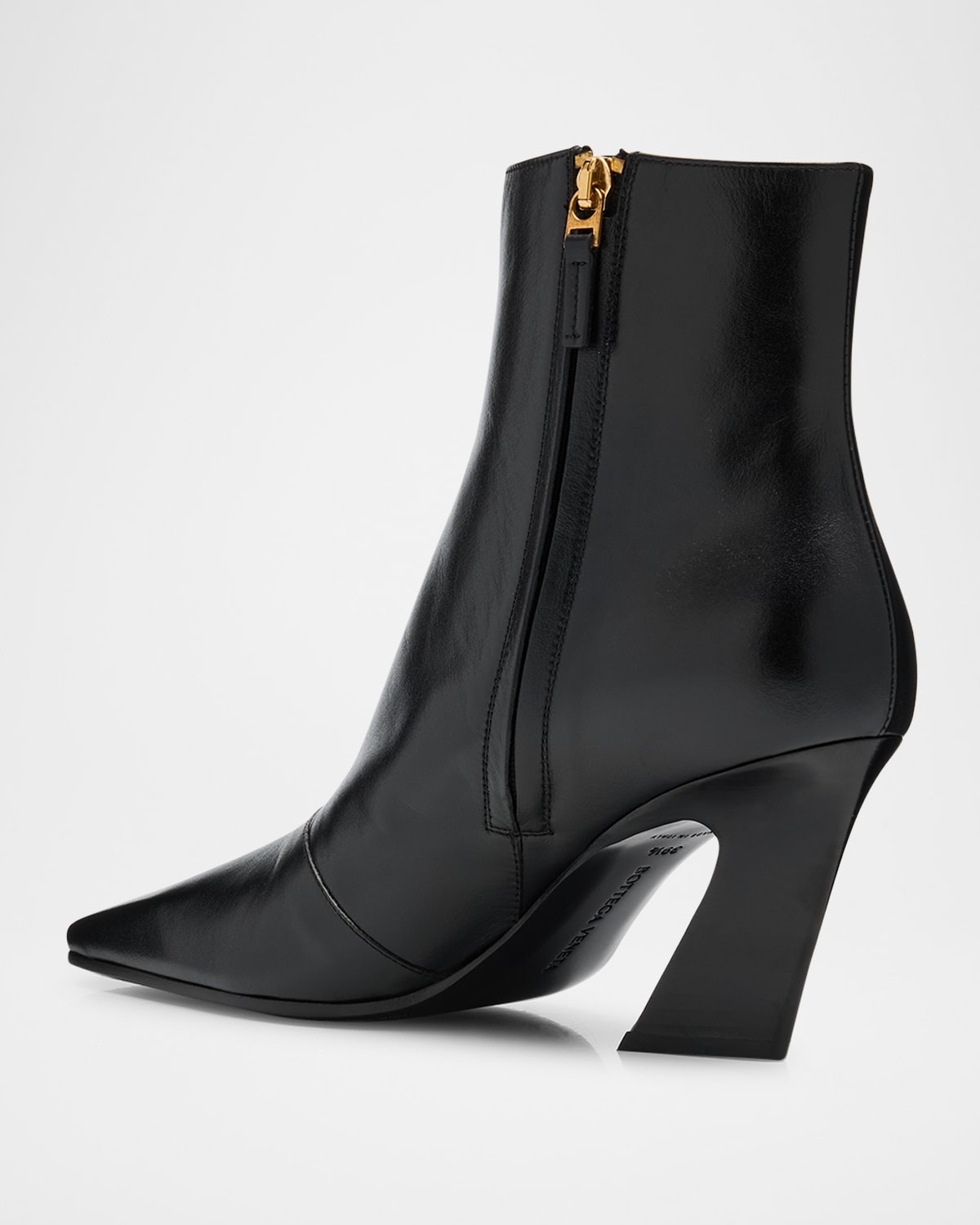 Lewis Leather Square-Toe Ankle Boots - 2