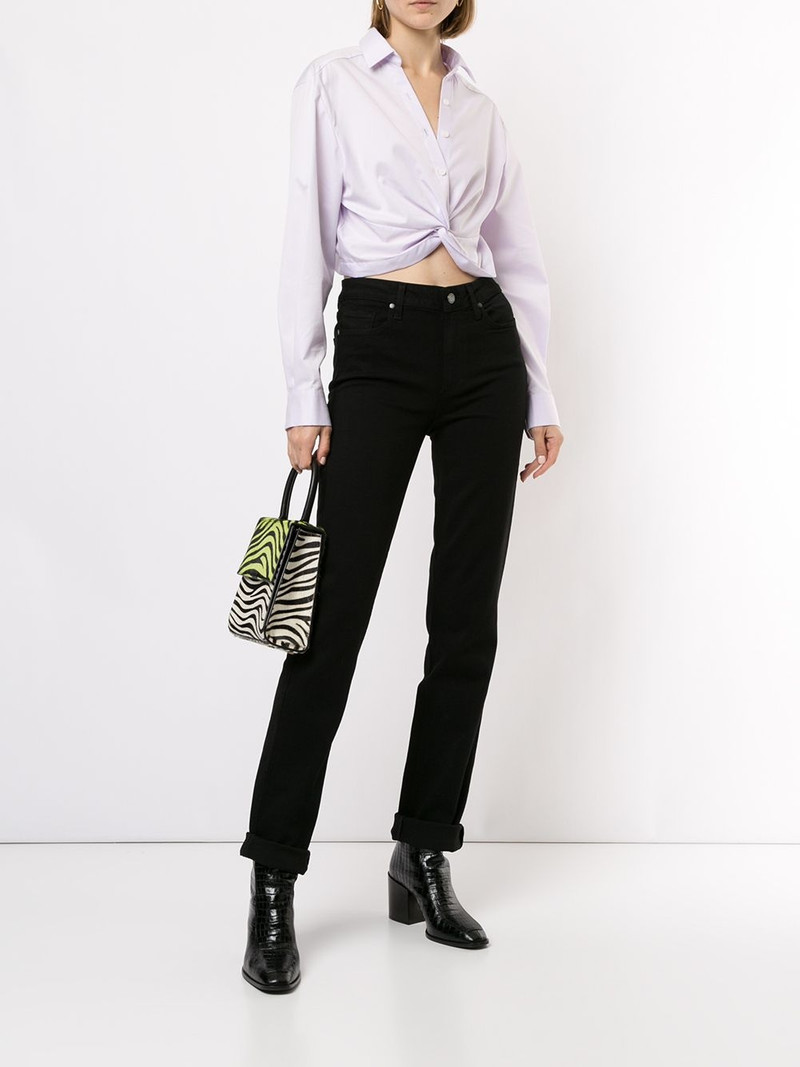 PAIGE Hoxton Straight Black Shadow outlook