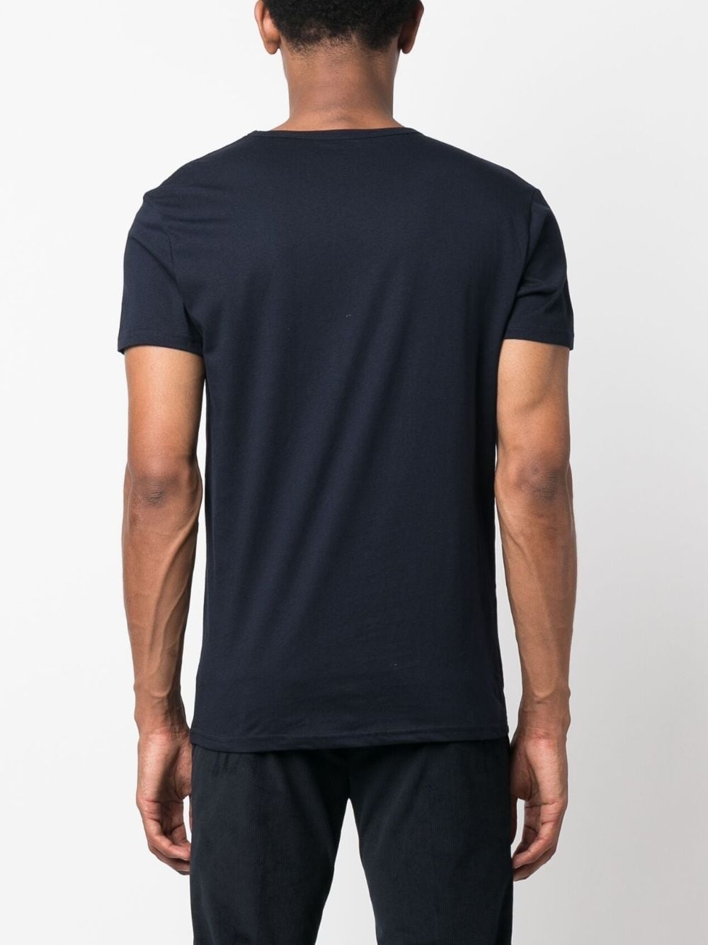 logo-print cotton T-shirt (pack of three) - 4