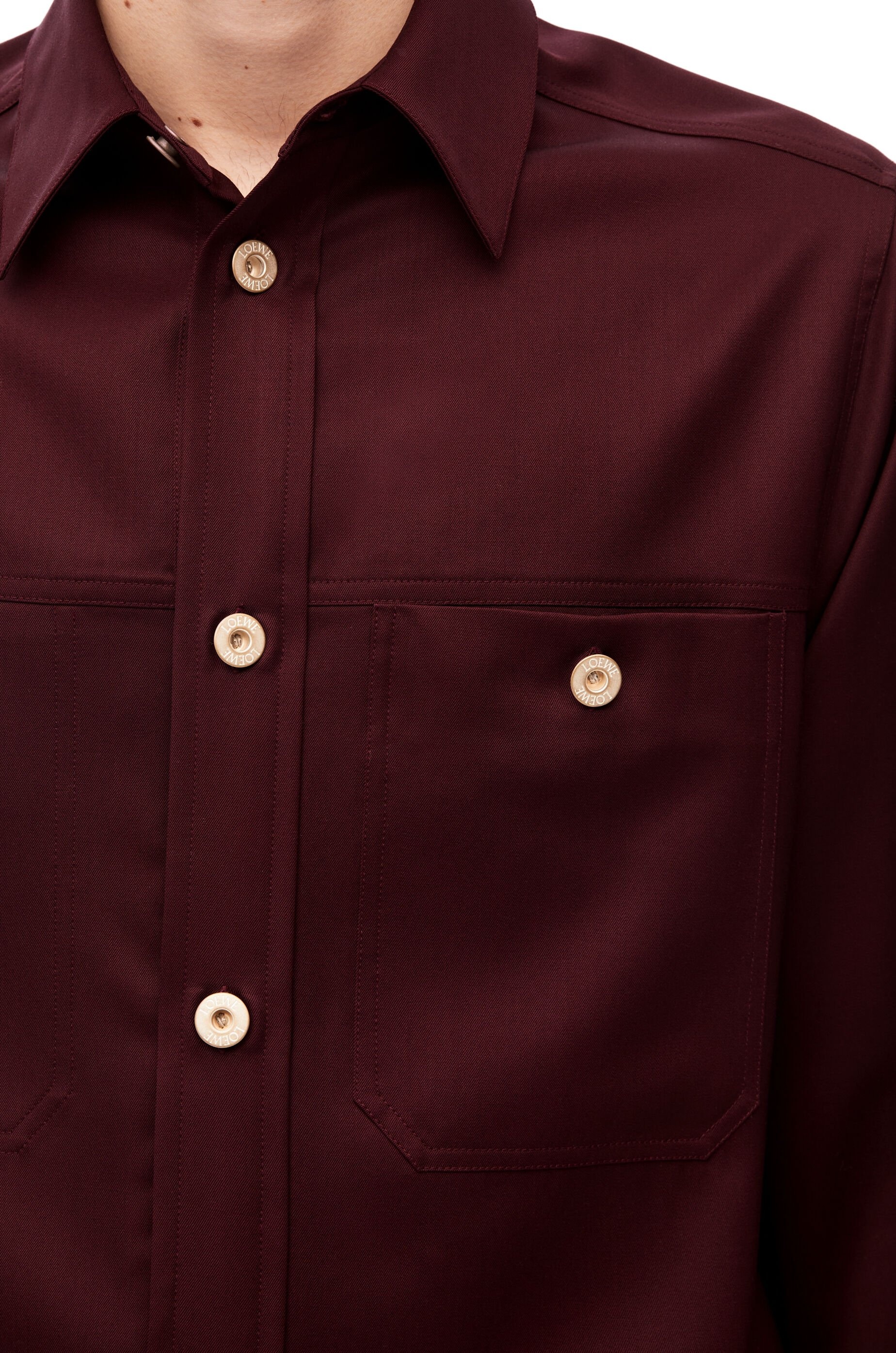 Overshirt in wool - 5