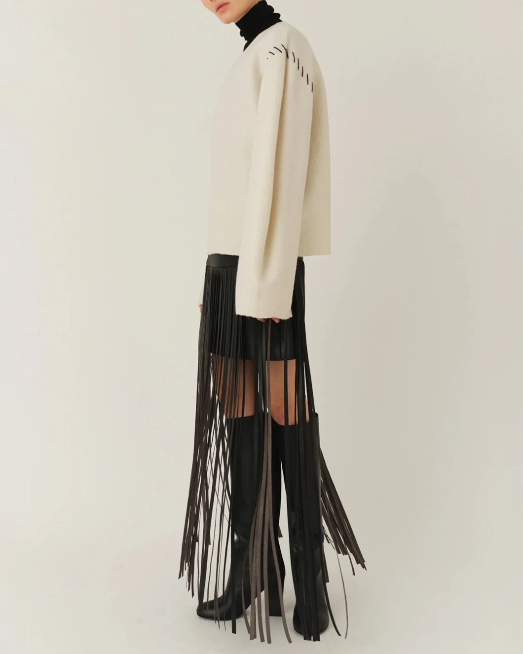 BROOKLYN FRINGE SKIRT - 3