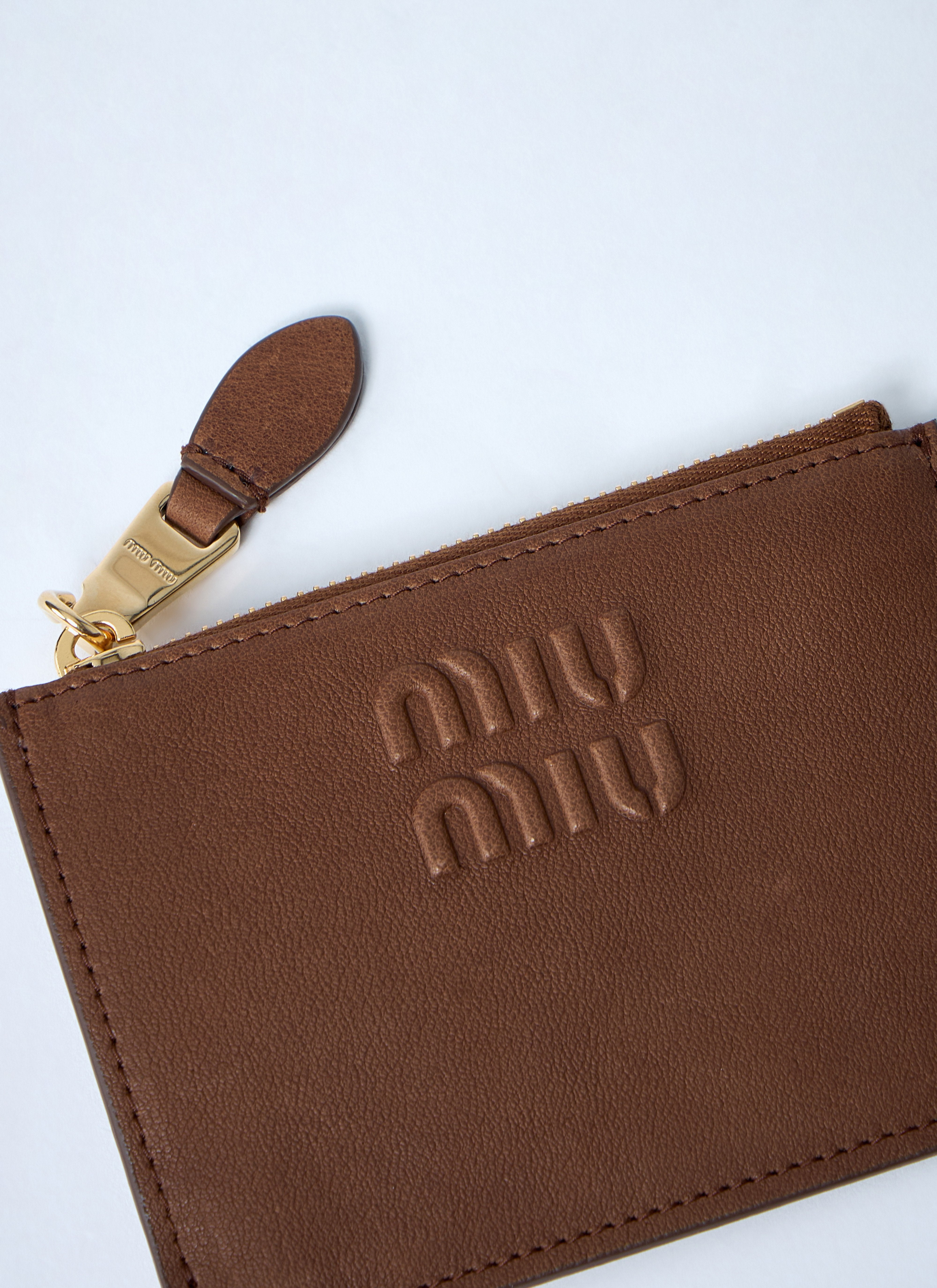 Miu Miu Women Leather Cardholder - 3