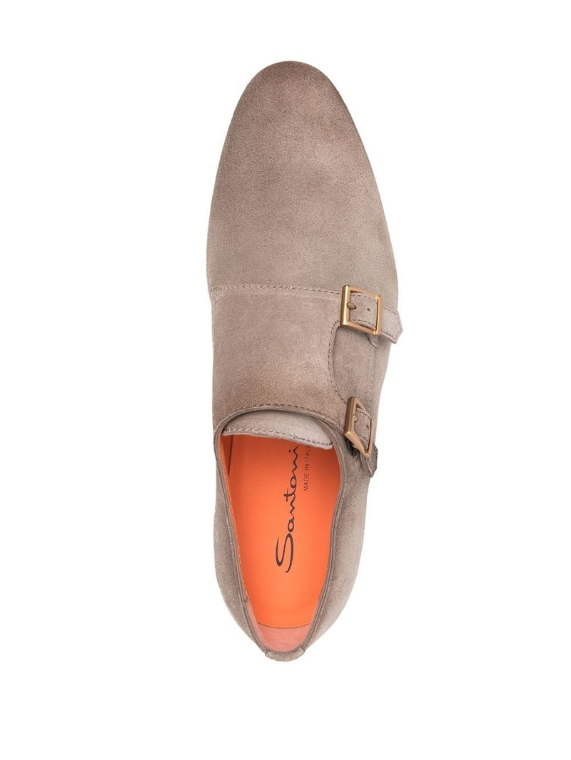 Bankable suede monk shoes 4