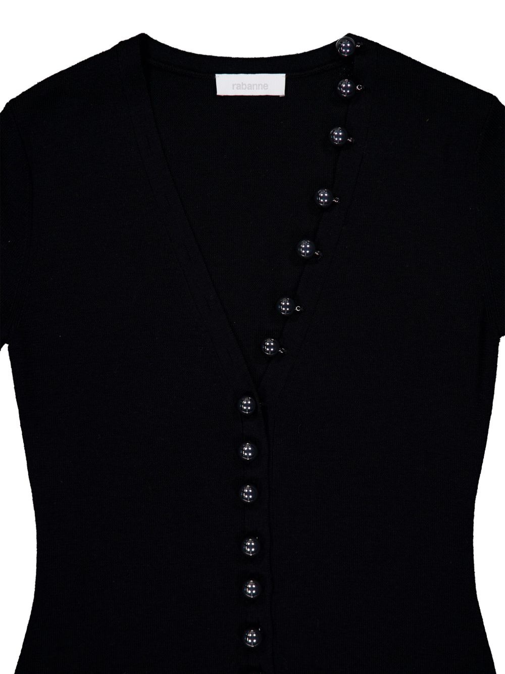 bead-embellished wool cardigan - 3