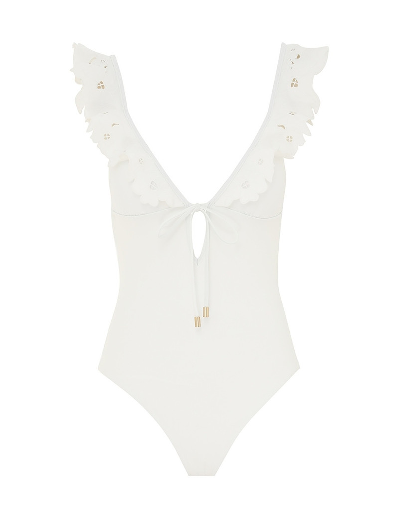 GOLDEN EMBROIDERY FRILL 1PC 1