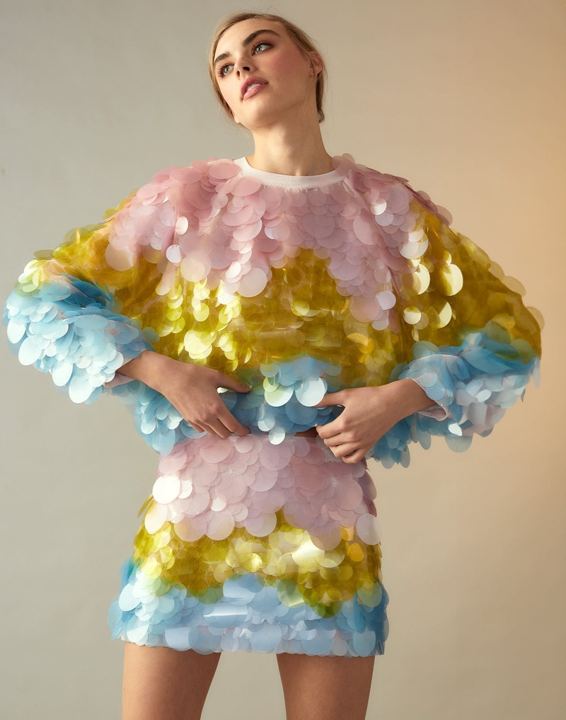 CYNTHIA ROWLEY Daylight Disco Skirt outlook