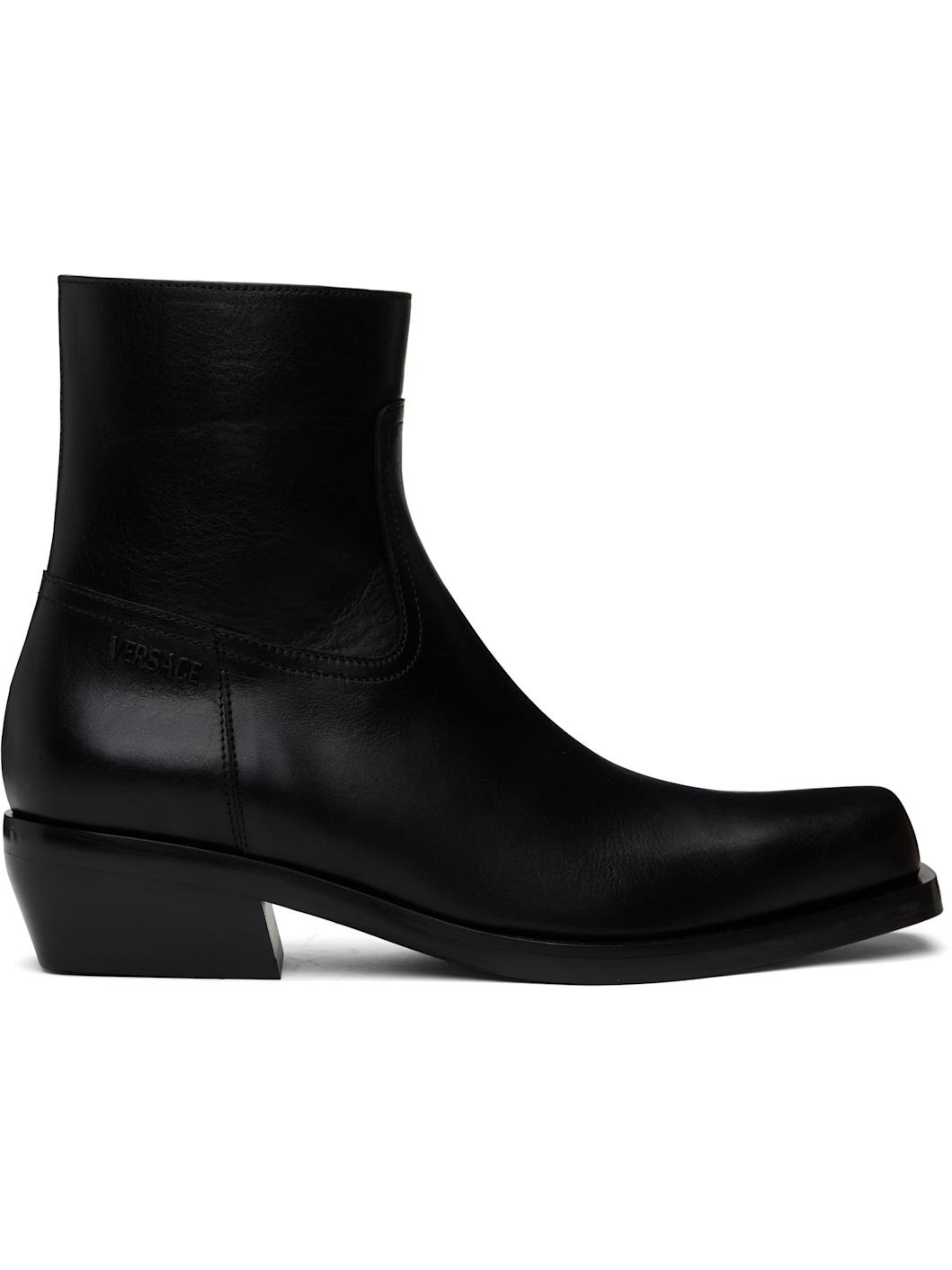 Black Luciano Boots - 1