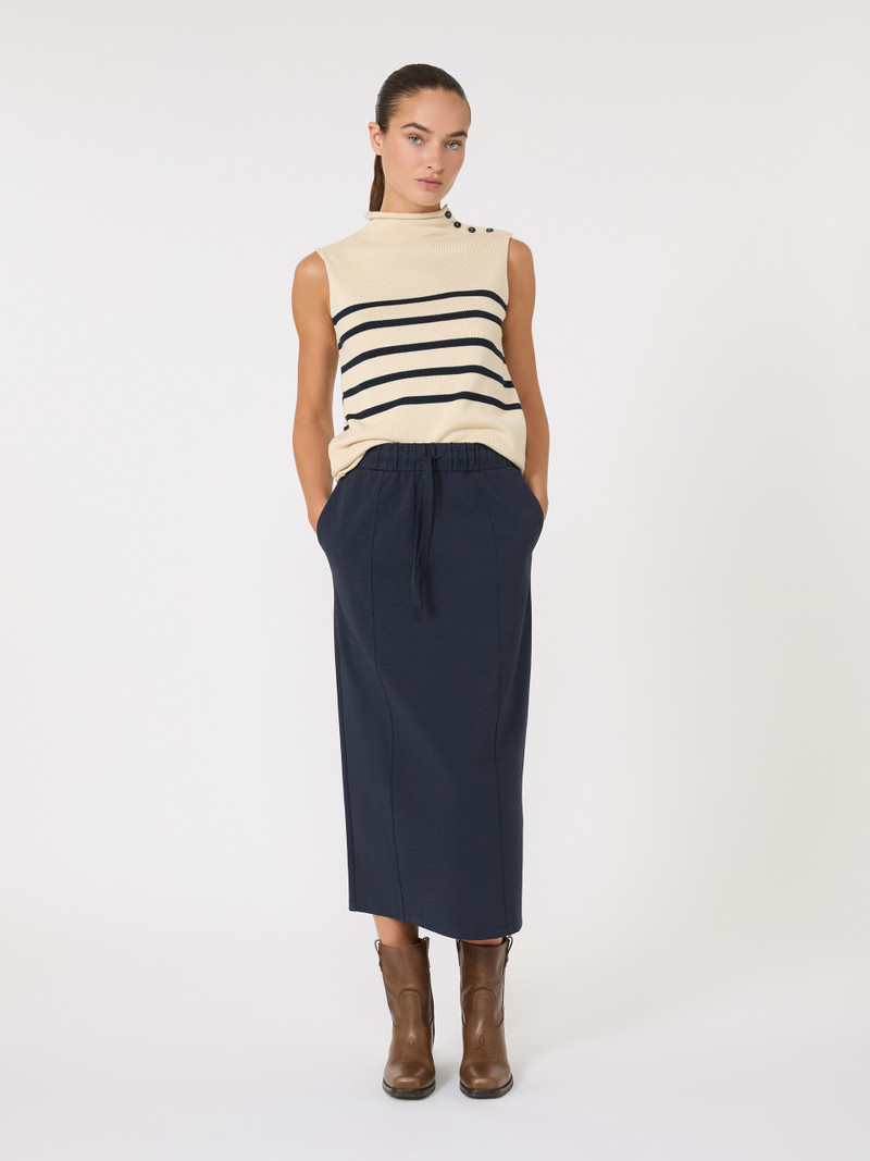WEEKEND Max Mara GERARD Milano-knit jersey skirt outlook