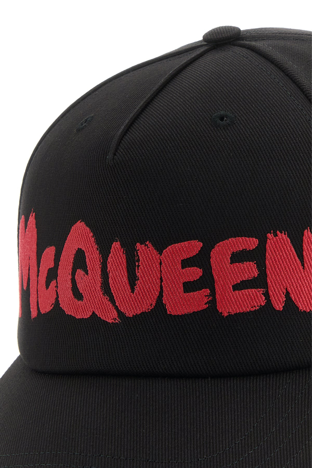 Black cotton baseball cap - 4