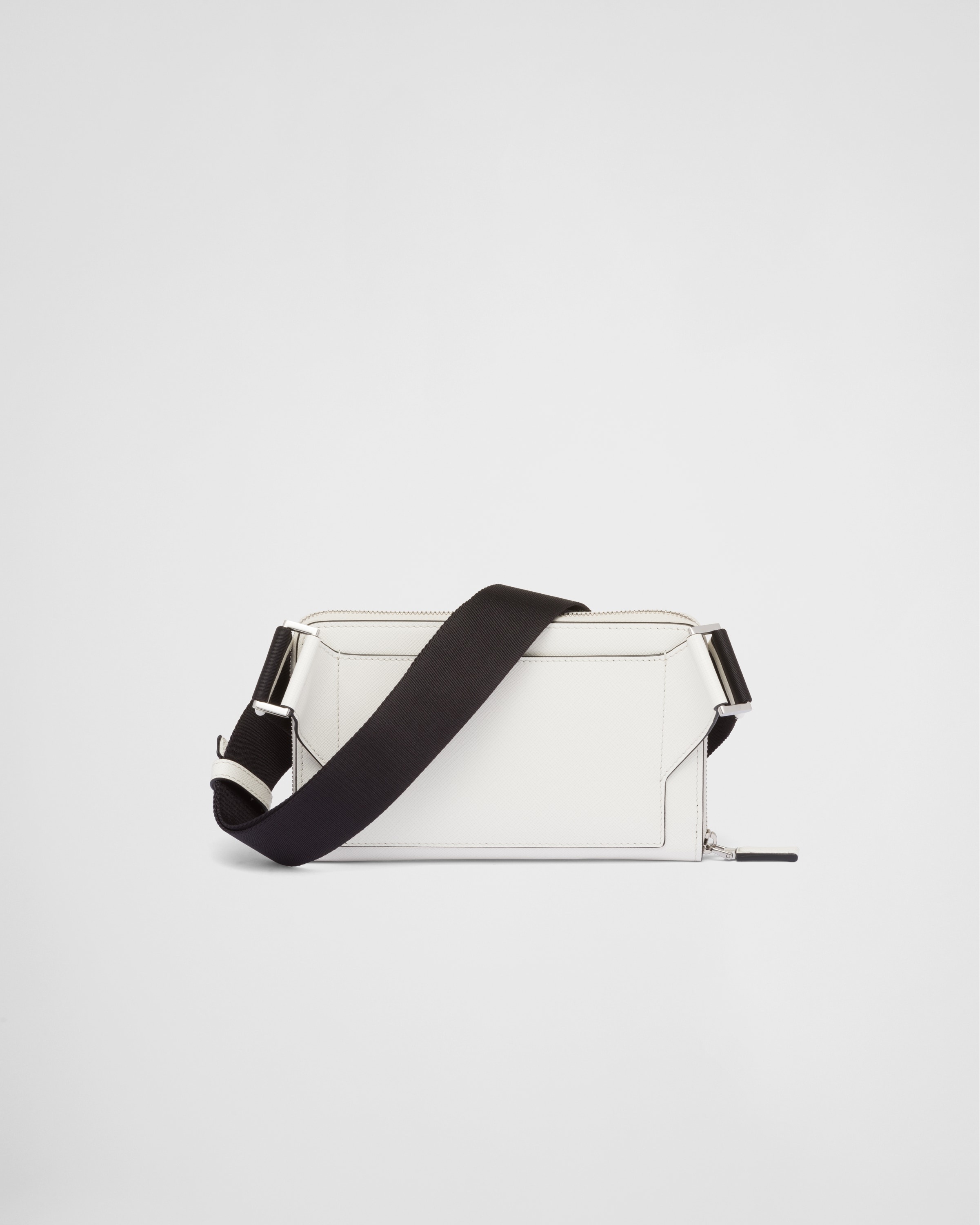 PRADA新作【2VH156_9Z2_F0002 SAFFIANO BELT/SHOULDER BAG】 Black Saffiano leather belt bag | PRADA