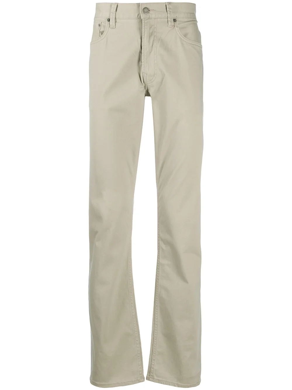 straight-leg chino trousers - 1