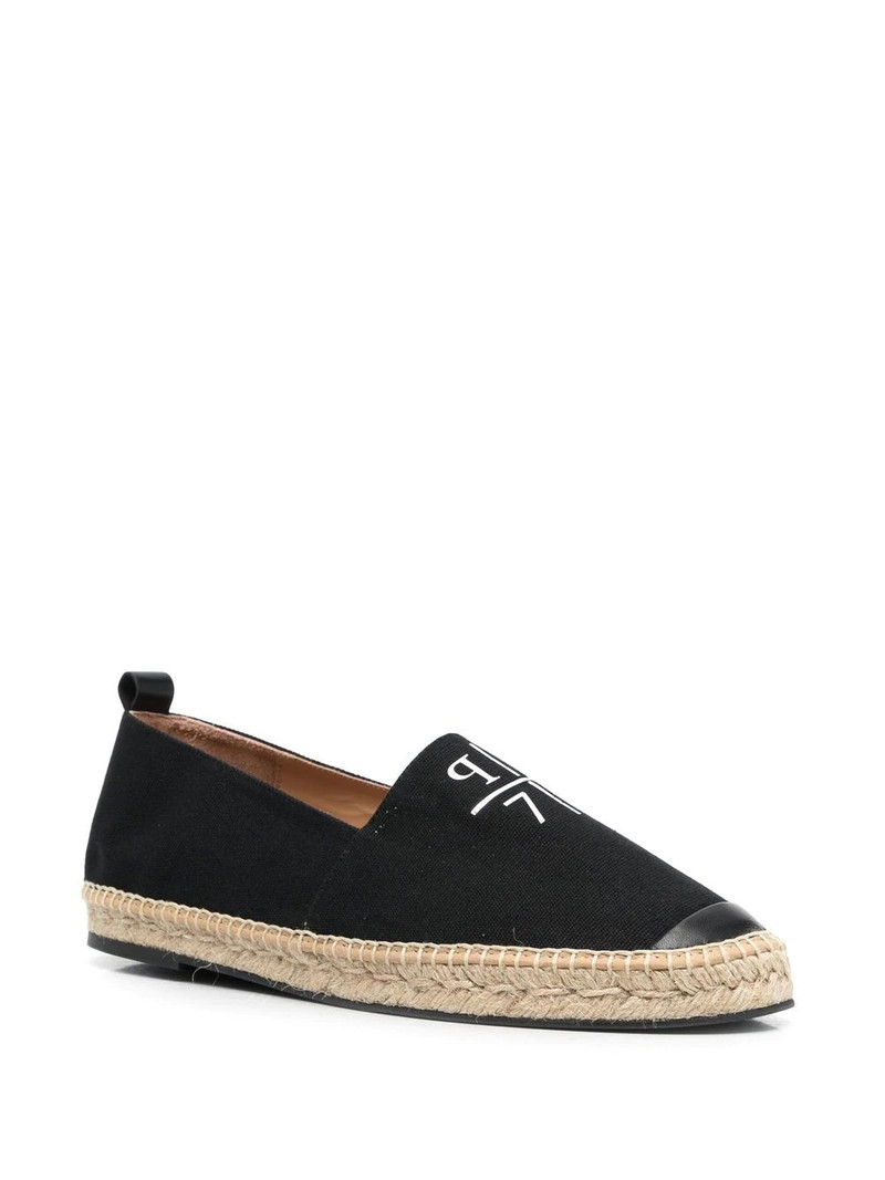 PHILIPP PLEIN logo-print leather-trim espadrilles outlook