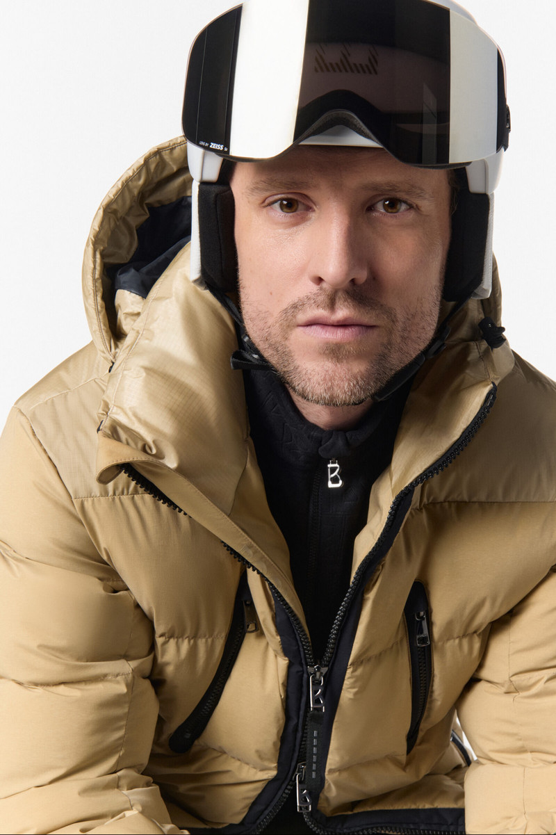 Blaine quilted jacket in Beige 10