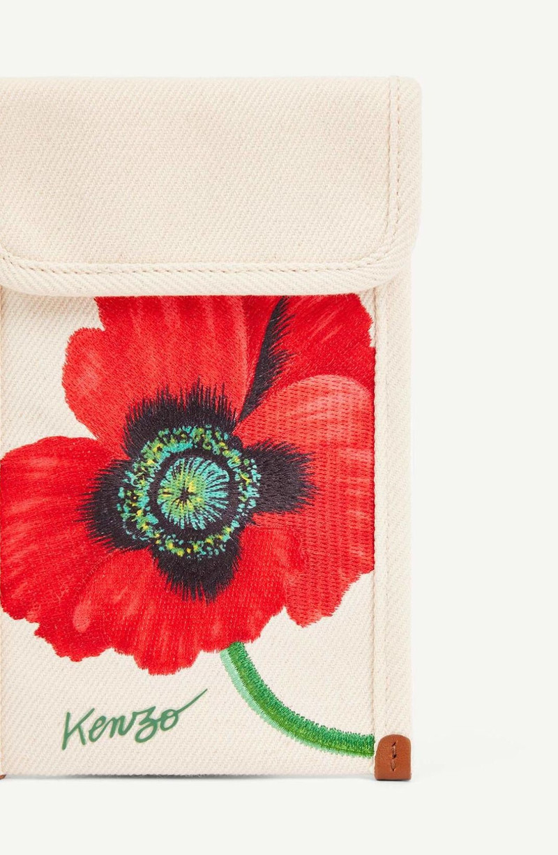 'KENZO Poppy' phone case with strap 3