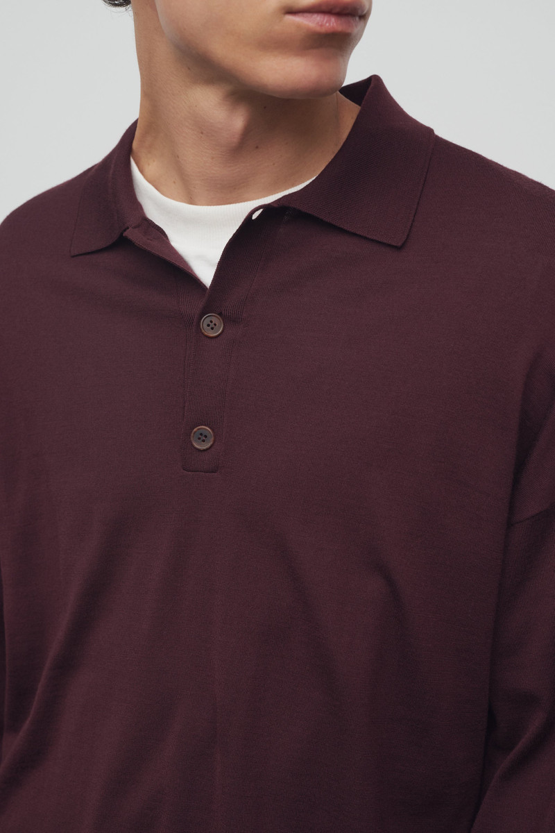 Miso Polo in Wool 6