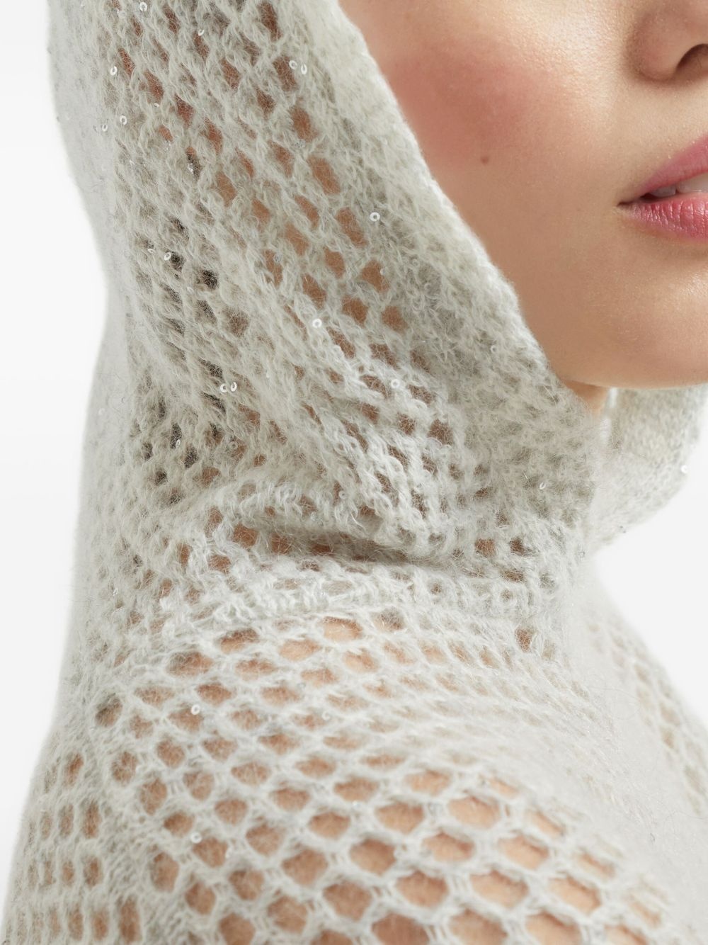 dazzling mesh jumper - 5