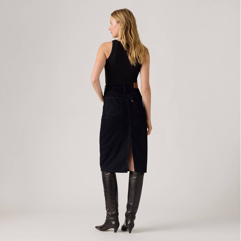 HIGH RISE BACK SLIT SKIRT 5