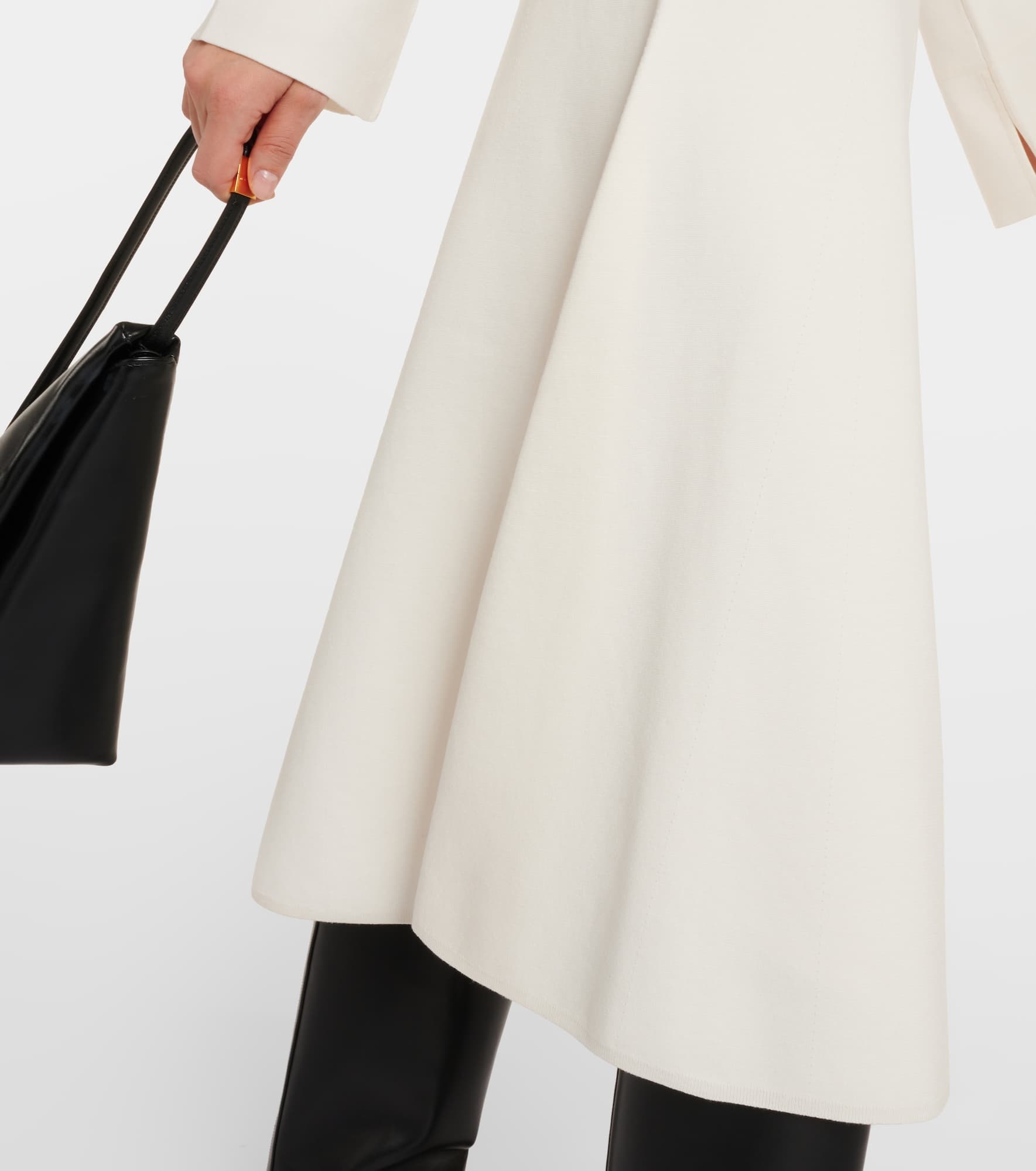 Silk-blend midi dress - 5