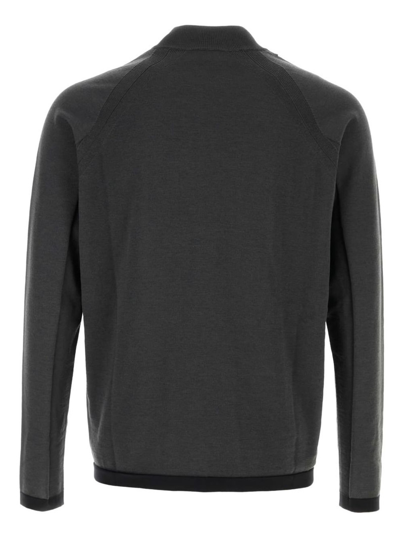 Stone Island zip-fastening polo shirt outlook