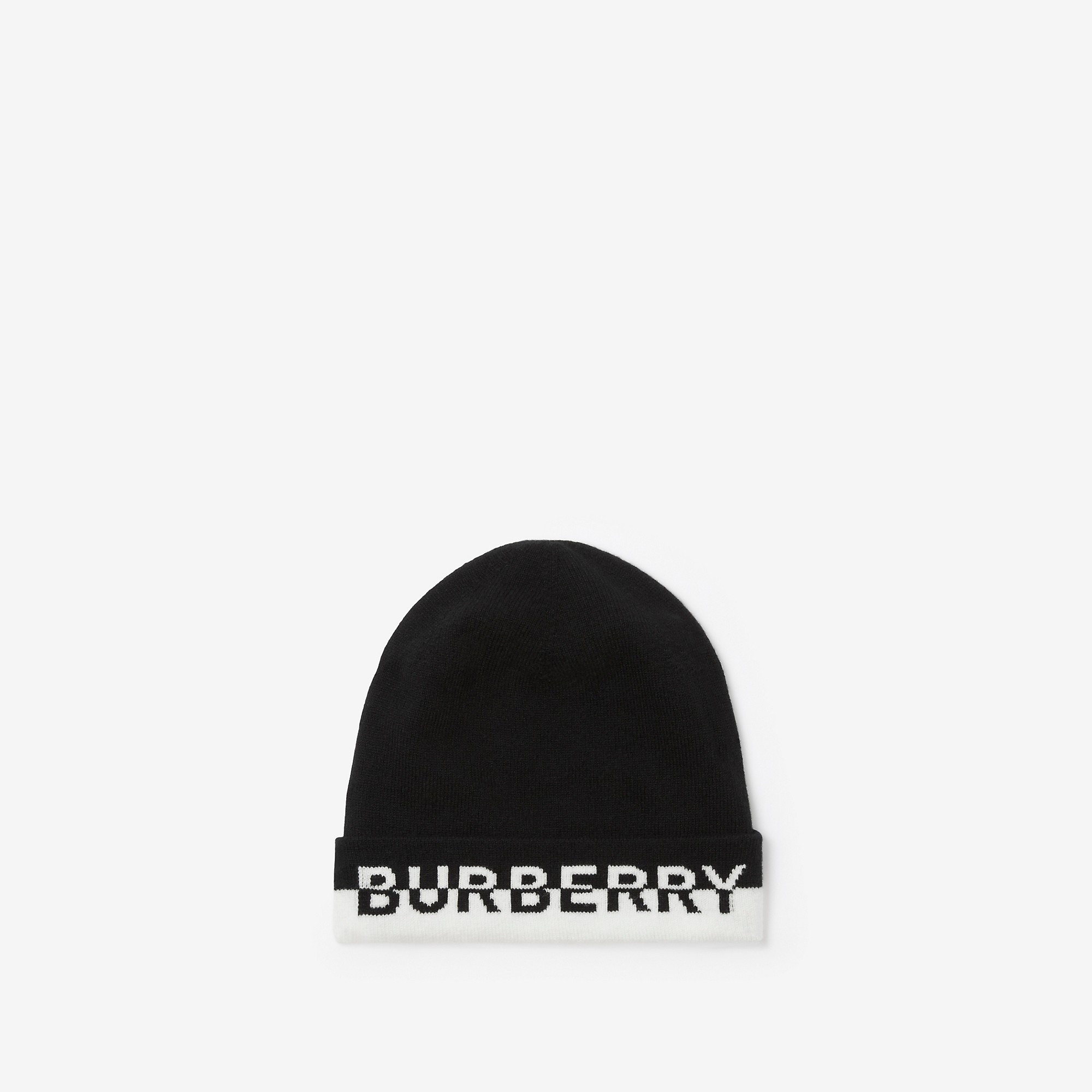 Logo Intarsia Cashmere Beanie - 1