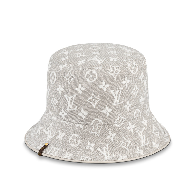Monogram Jacquard Denim Bucket Hat 1
