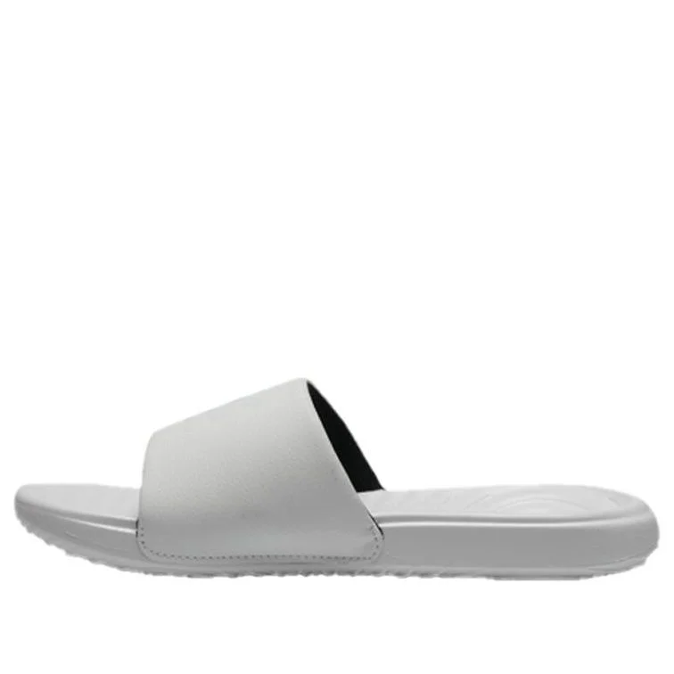 (WMNS) Under Armour Ansa Fixed Slides 'Triple White' 3023772-101 - 1