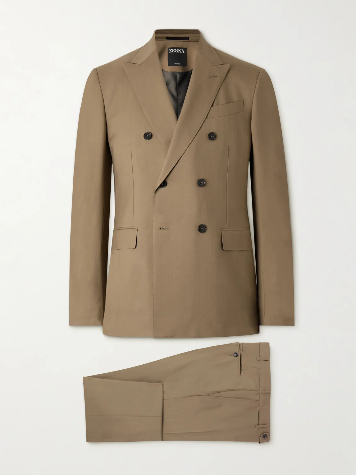 Double-Breasted Trofeo™ Wool-Twill Suit - 1