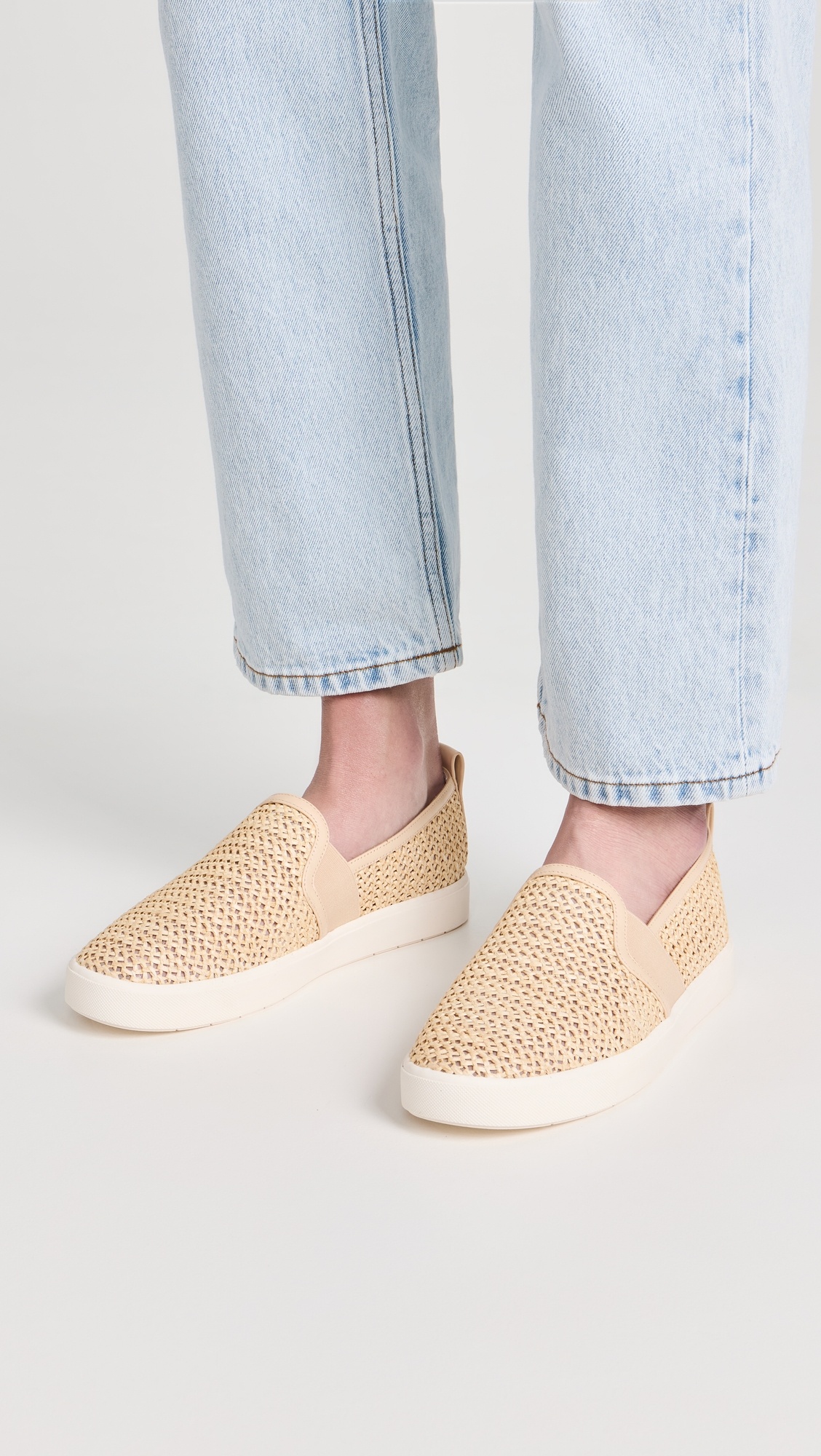 Blair Raffia Slip On Sneakers - 2