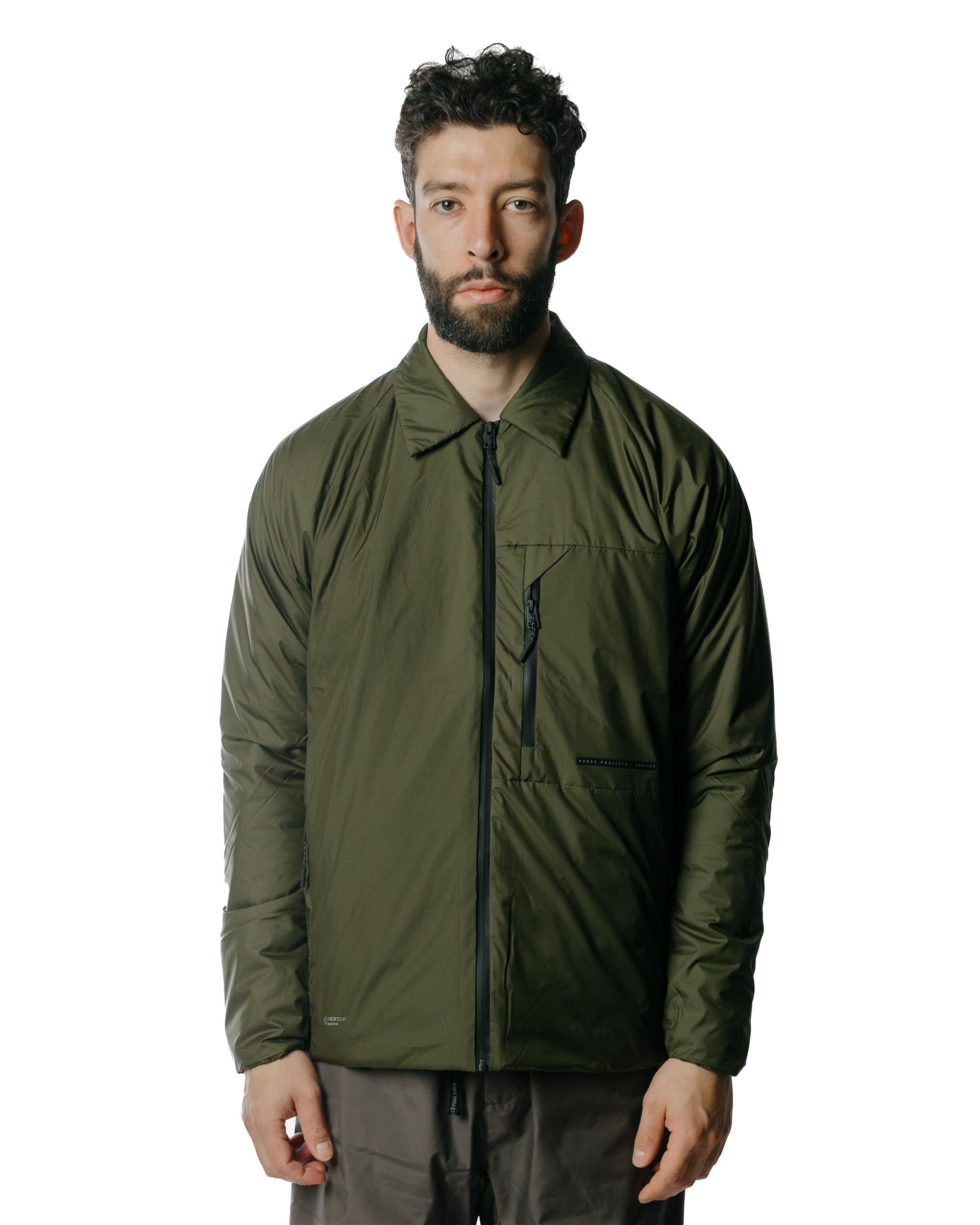Pertex Quantum Midlayer Shirt Army Green - 2