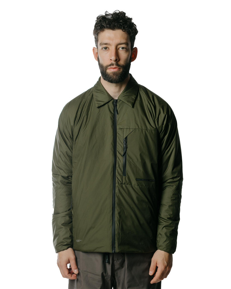 NORSE PROJECTS Pertex Quantum Midlayer Shirt Army Green outlook