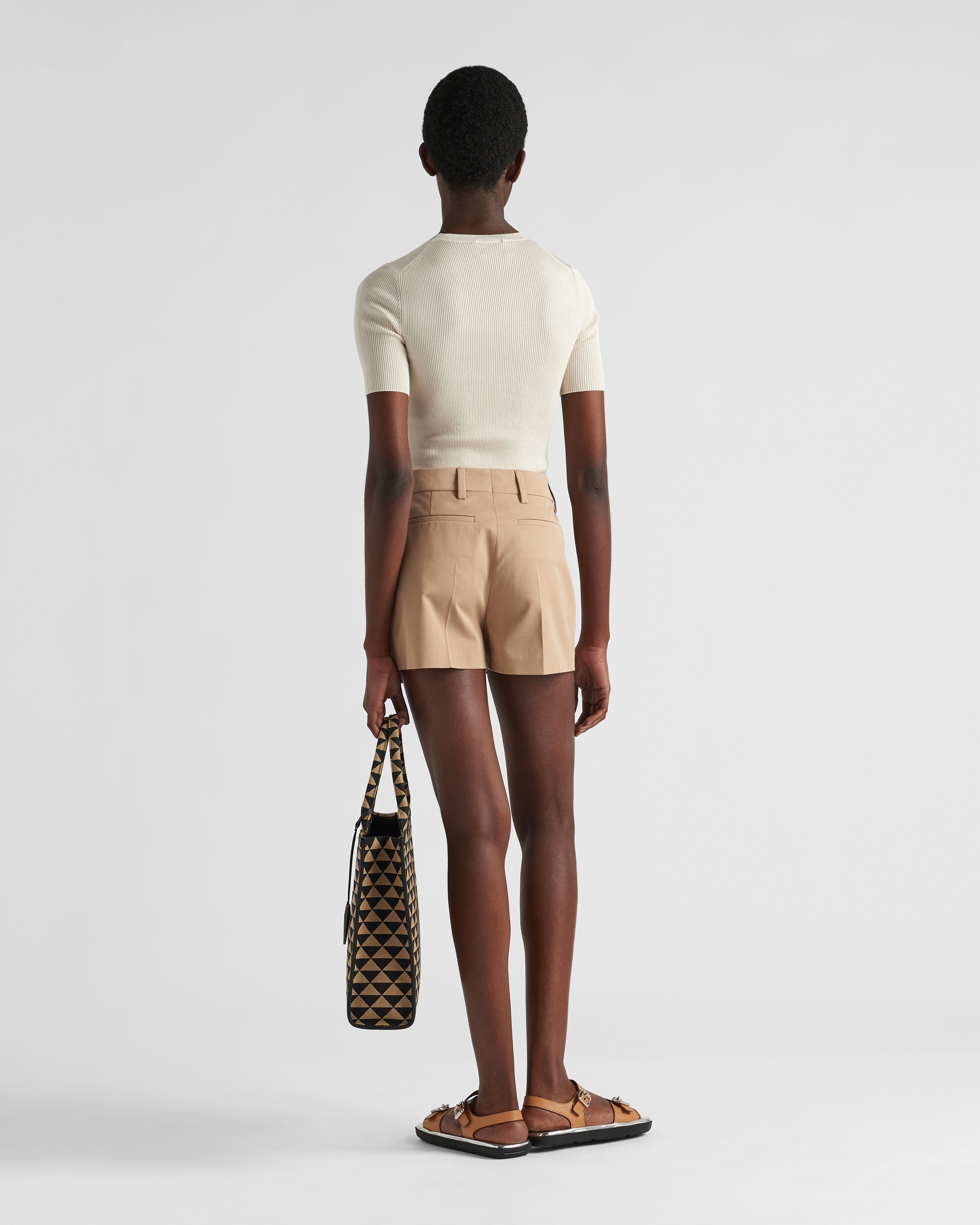 Gabardine shorts - 5